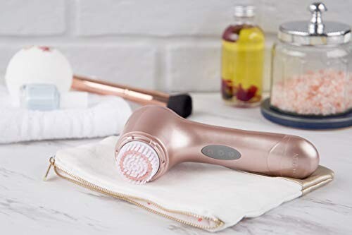 VIVITAR SIMPLY BEAUTIFUL FACIAL POWER BRUSH SOFT TOUCH SERIES PG7000-ROSE GOLD