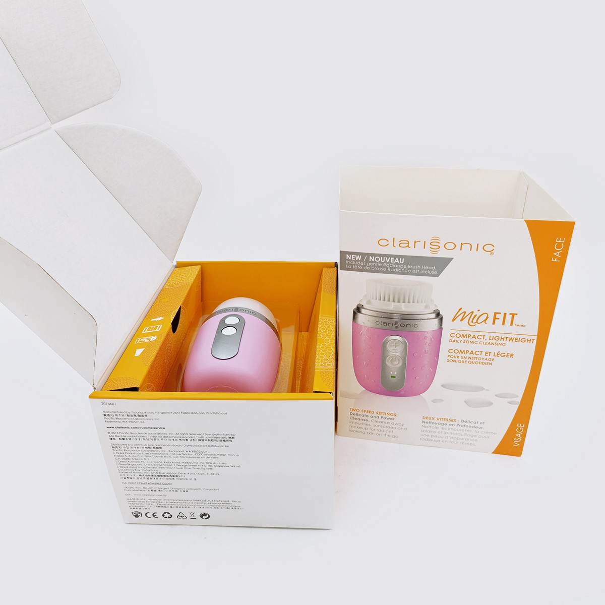 Brand New Clarisonic Mia 1 Sonic Facial Skin Cleansing Brush System – Pink