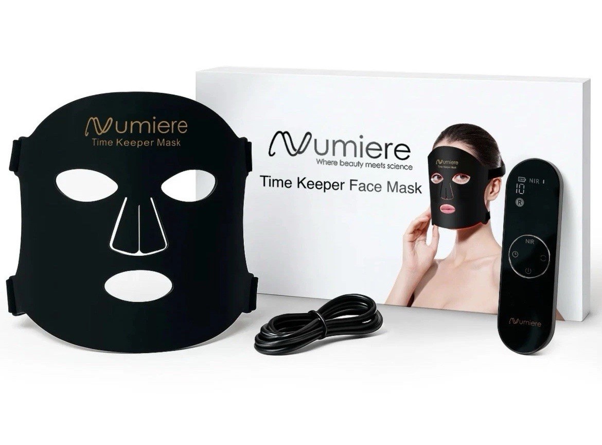 Numiere Time Keeper LED Therapy Face Mask with Red, Blue, & NIR Light Therapies