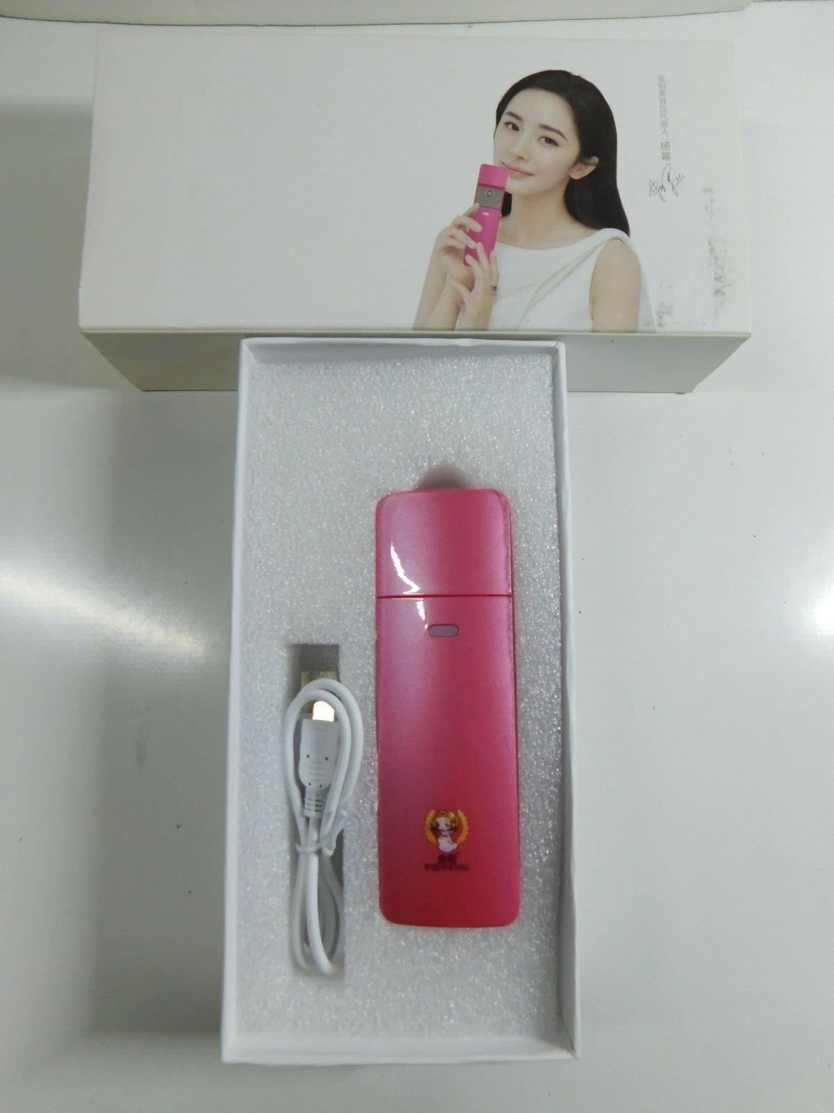 Kingdom Cares KSKIN Mini Nano Mist Facial Steamer Portable Pink