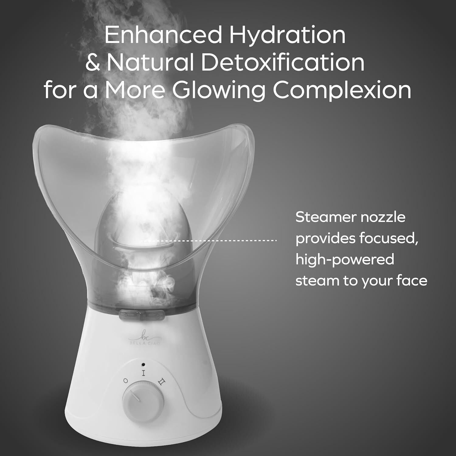 Gentle Face Steamer for Facial Deep Cleaning, 11-PC | Facial Steamer for Proacti