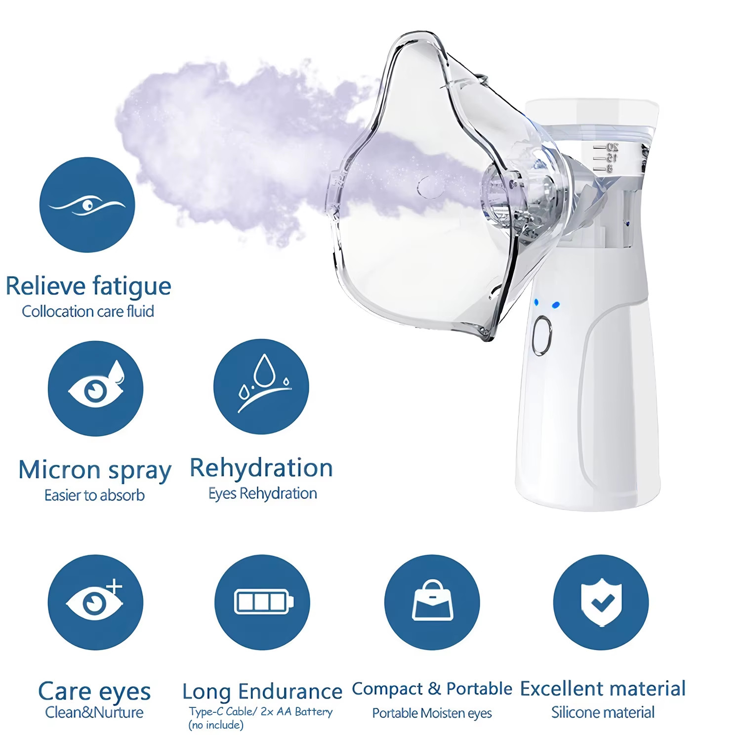 Nano Facial Steamer USB Humidifier for Hydrating Skin Care and Beauty