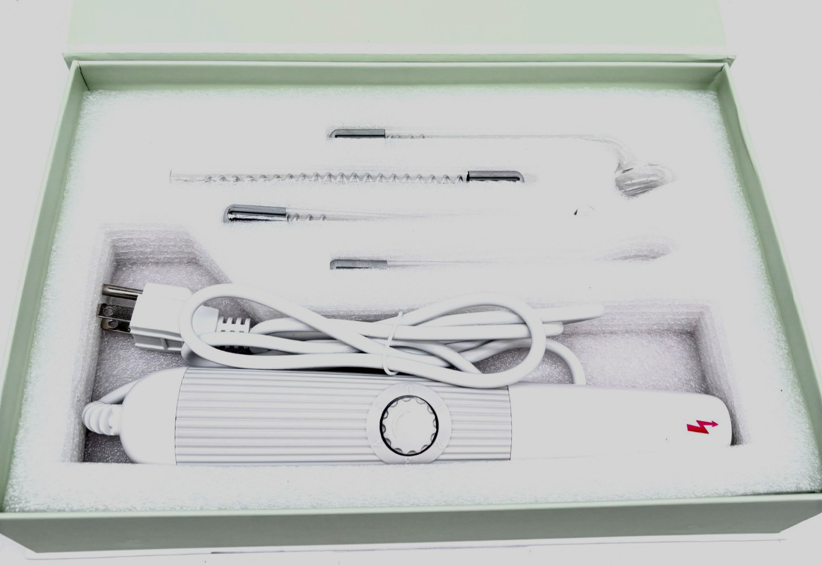 Darsonval Portable High Frequency Skin Care Device White Brand New