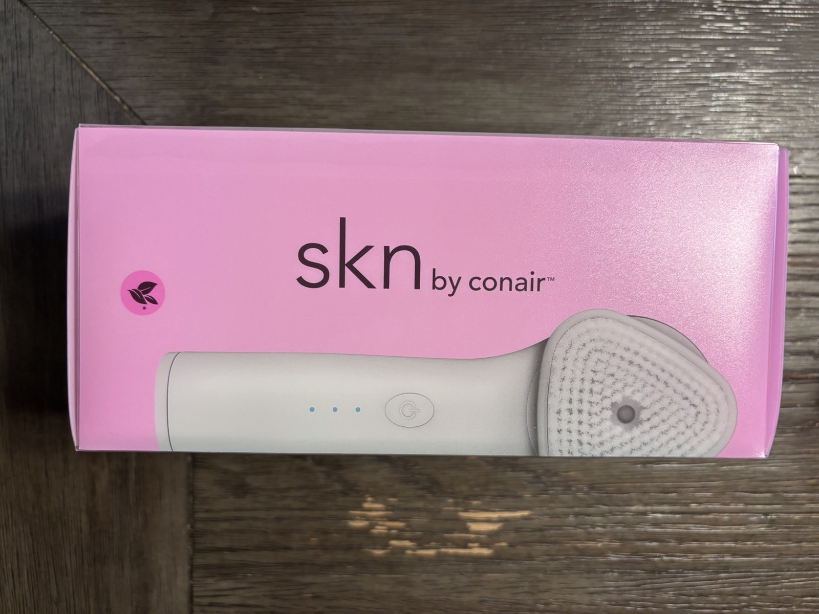 skn by conair Daily Glow Facial Cleansing Brush, All-in-One Facial Brush Include