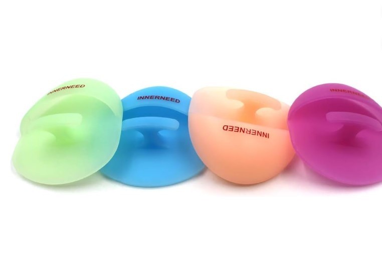 4 Pack Silicone Face Cleanser Brush Soft Facial Cleansing Scrubber