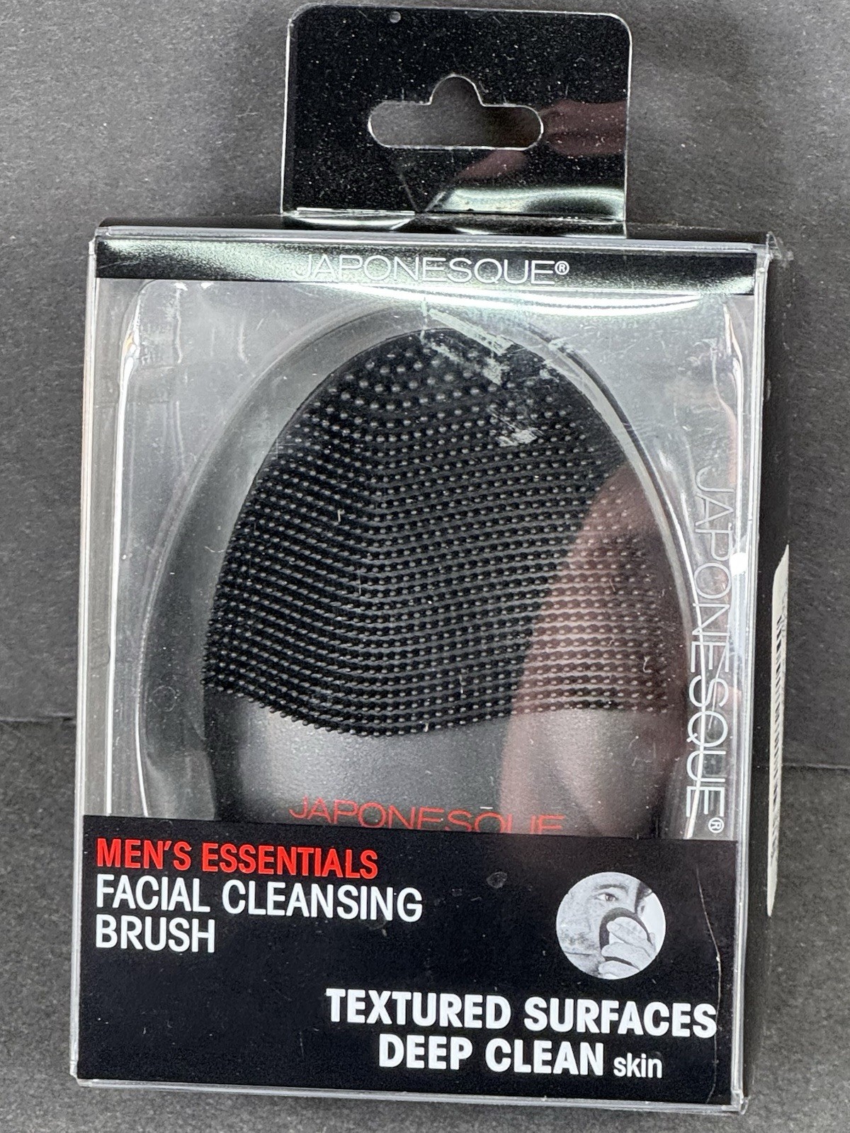Japonesque Men’s Essentials Dual Sided Facial Cleansing Brush