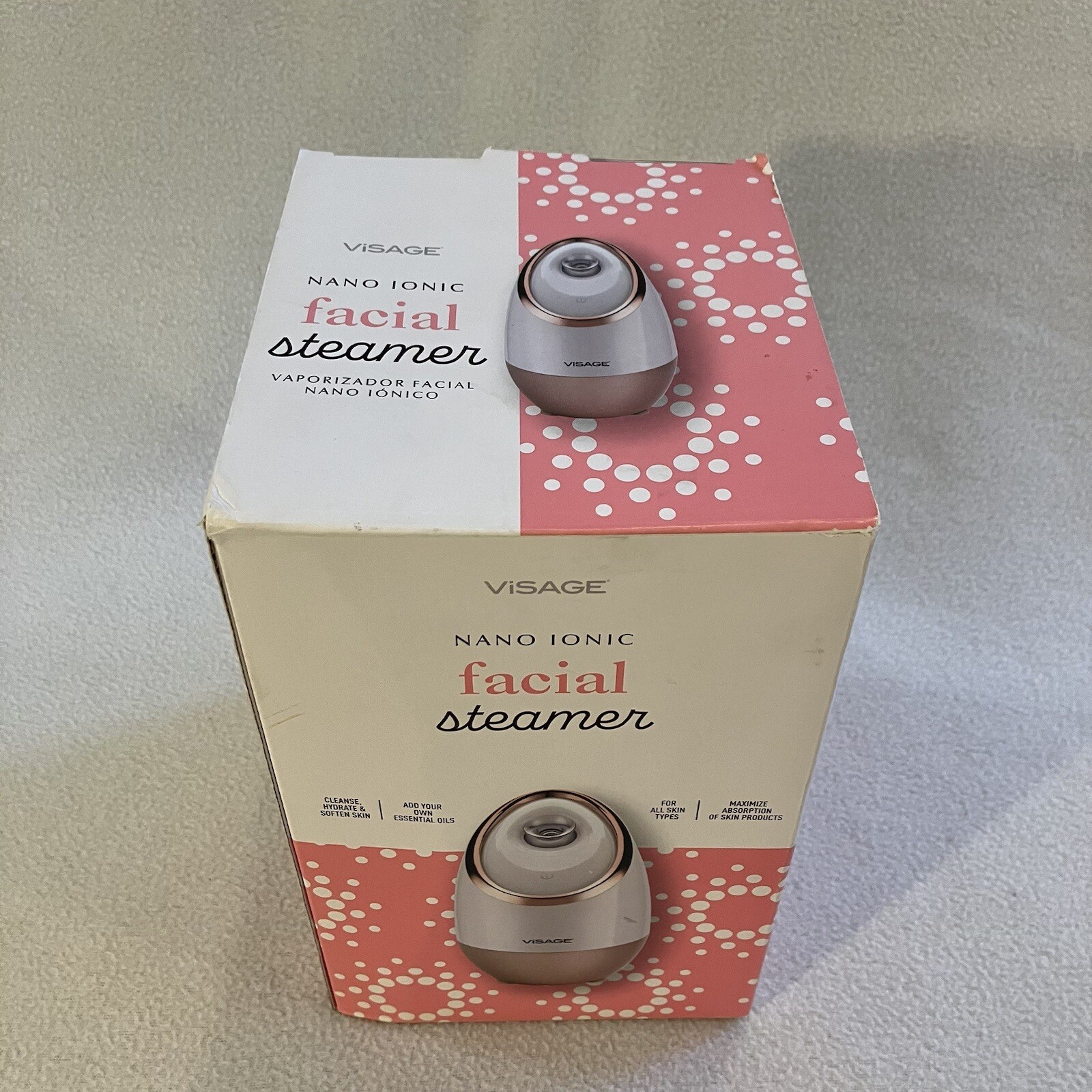 Visage Nano Ionic Facial Steamer! All Skin Types, Cleanse, Hydrate, Soften Skin