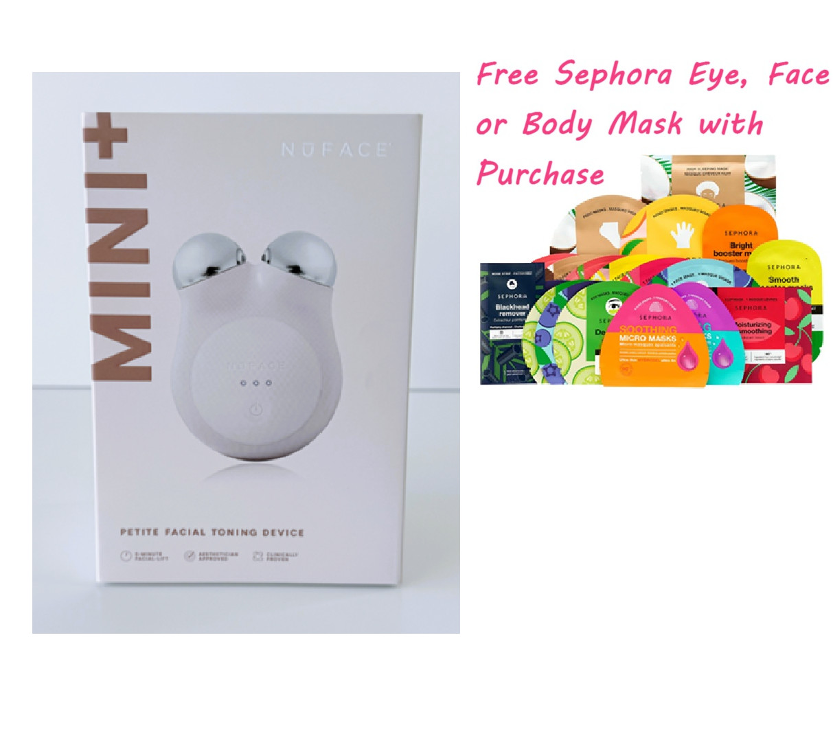 NuFACE MINI+ Smart Petite Microcurrent Starter Kit