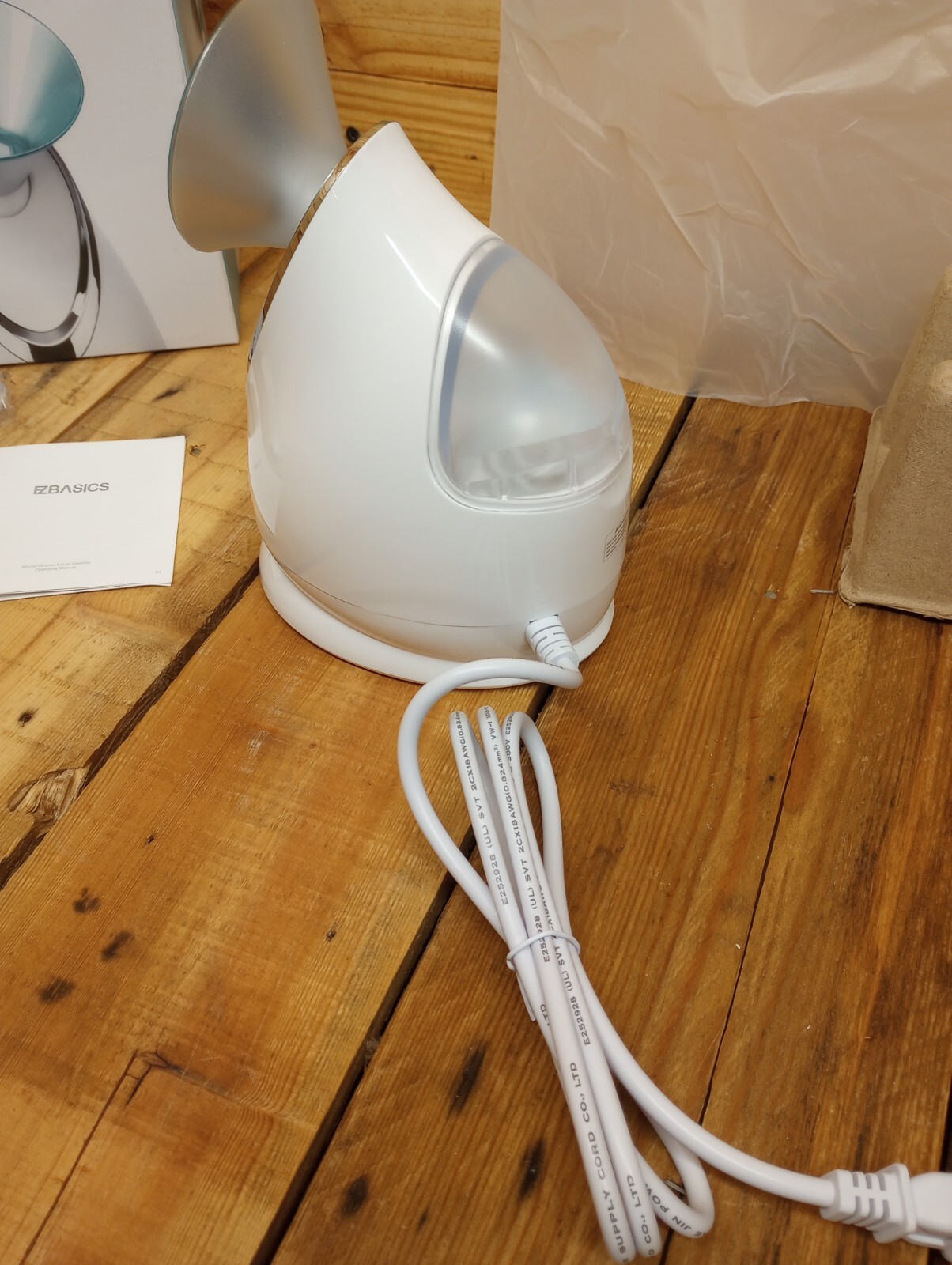 Nano Ionic Face Steamer for Home Facial Spa Moisture Humidifier Open Box