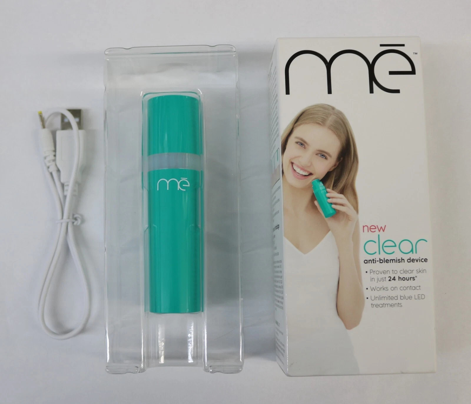 Me Clear Anti-Blemish Device, Blue Light LED Technology Acne Spot Treatment