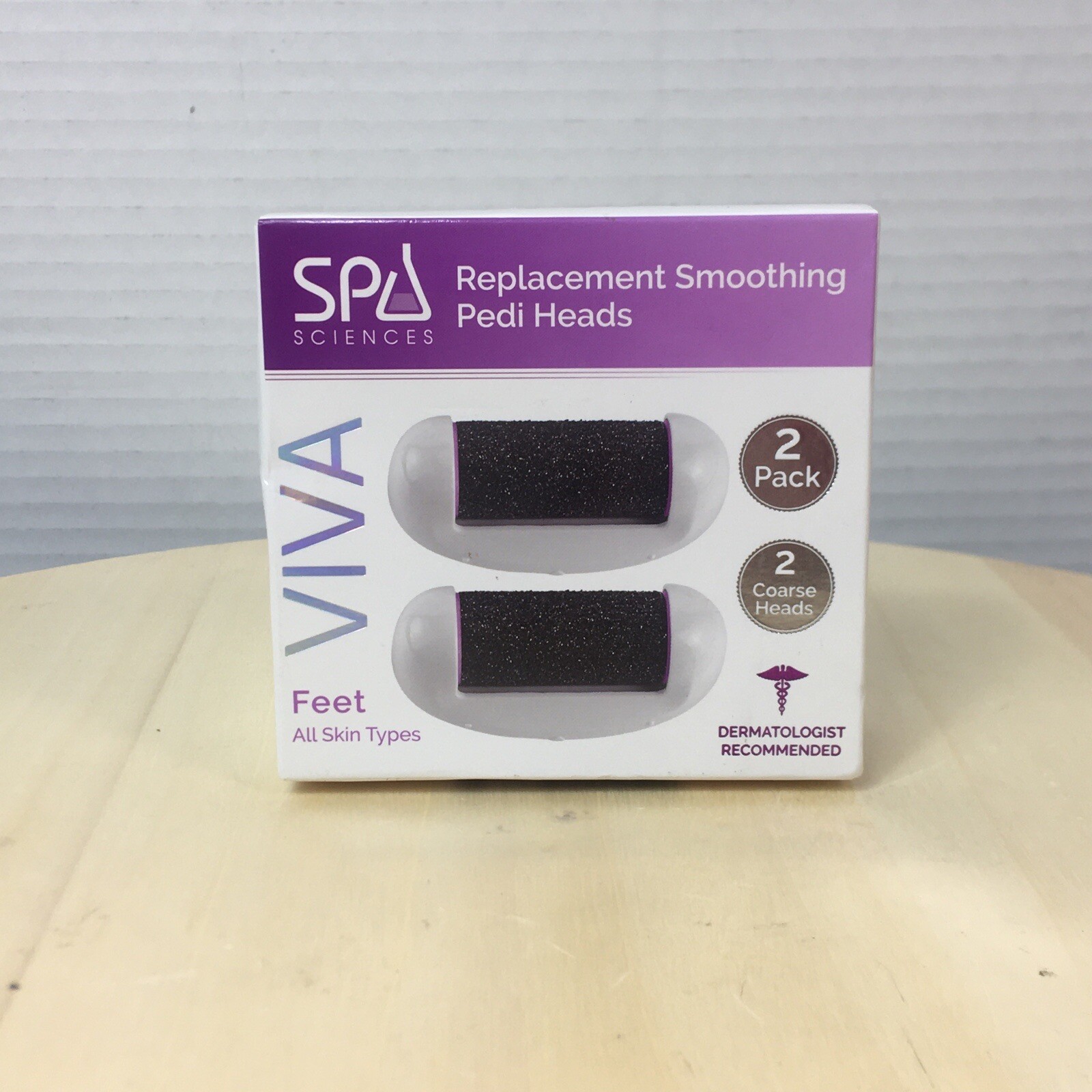 Spa Sciences VIVA Advanced Pedicure Replacement Smoothing Pedi Heads Sealed