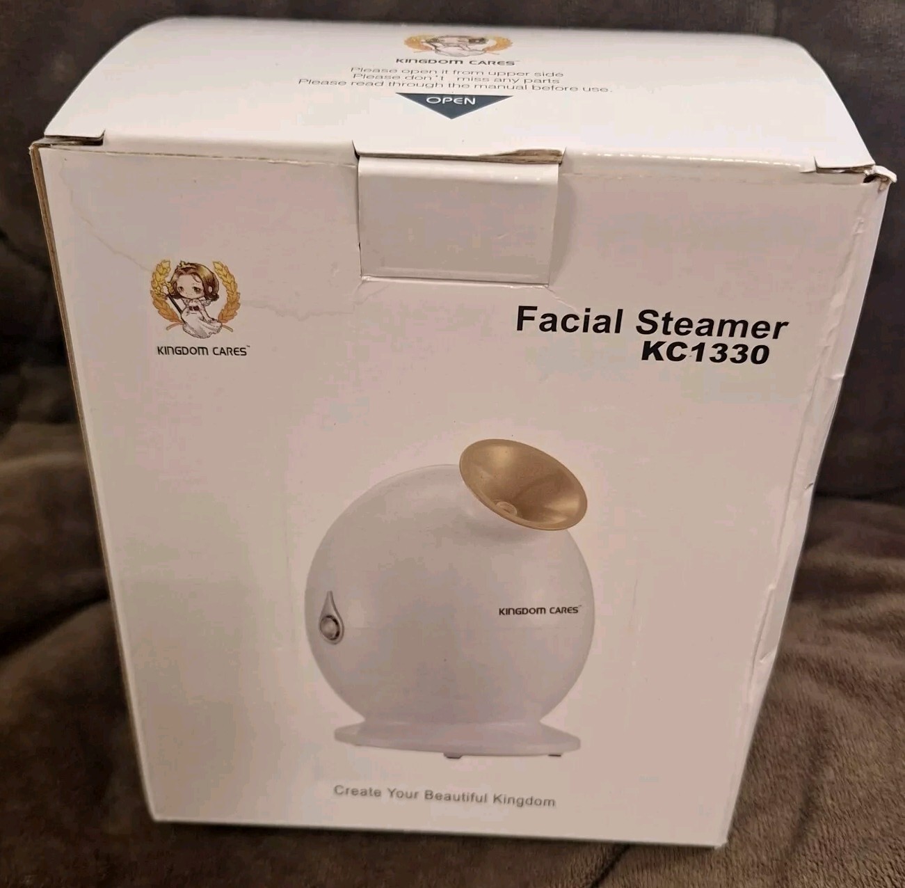 Kingdom Cares Nano Ionic Hot Mist Moisturizing Facial Steamer KC1330