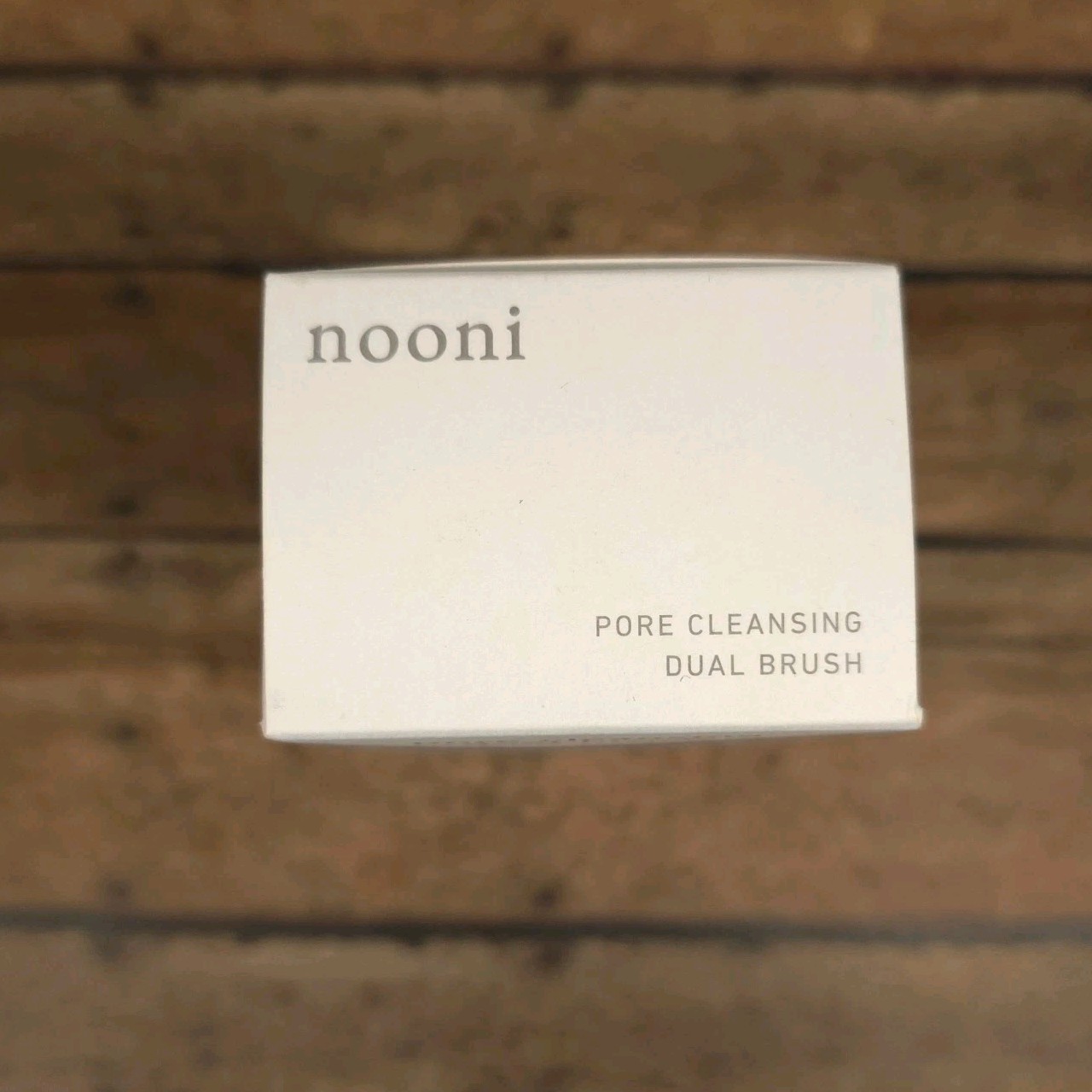 Nooni Pore Cleansing Dual Brush Blackhead and Pore Clearing Face Exfoliate NEW