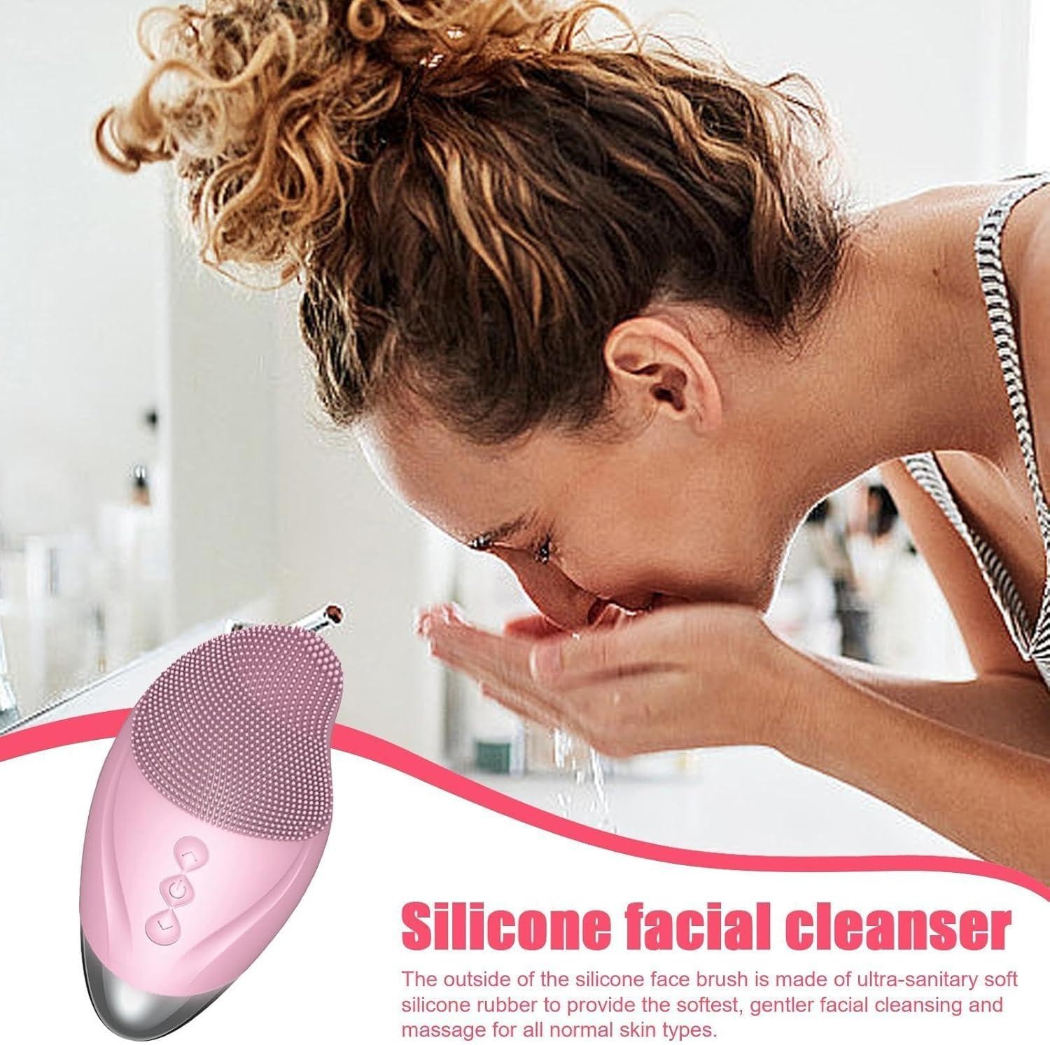 Farsaw Facial Cleansing Brush Rechargeable Exfoliation Firming Face Massager
