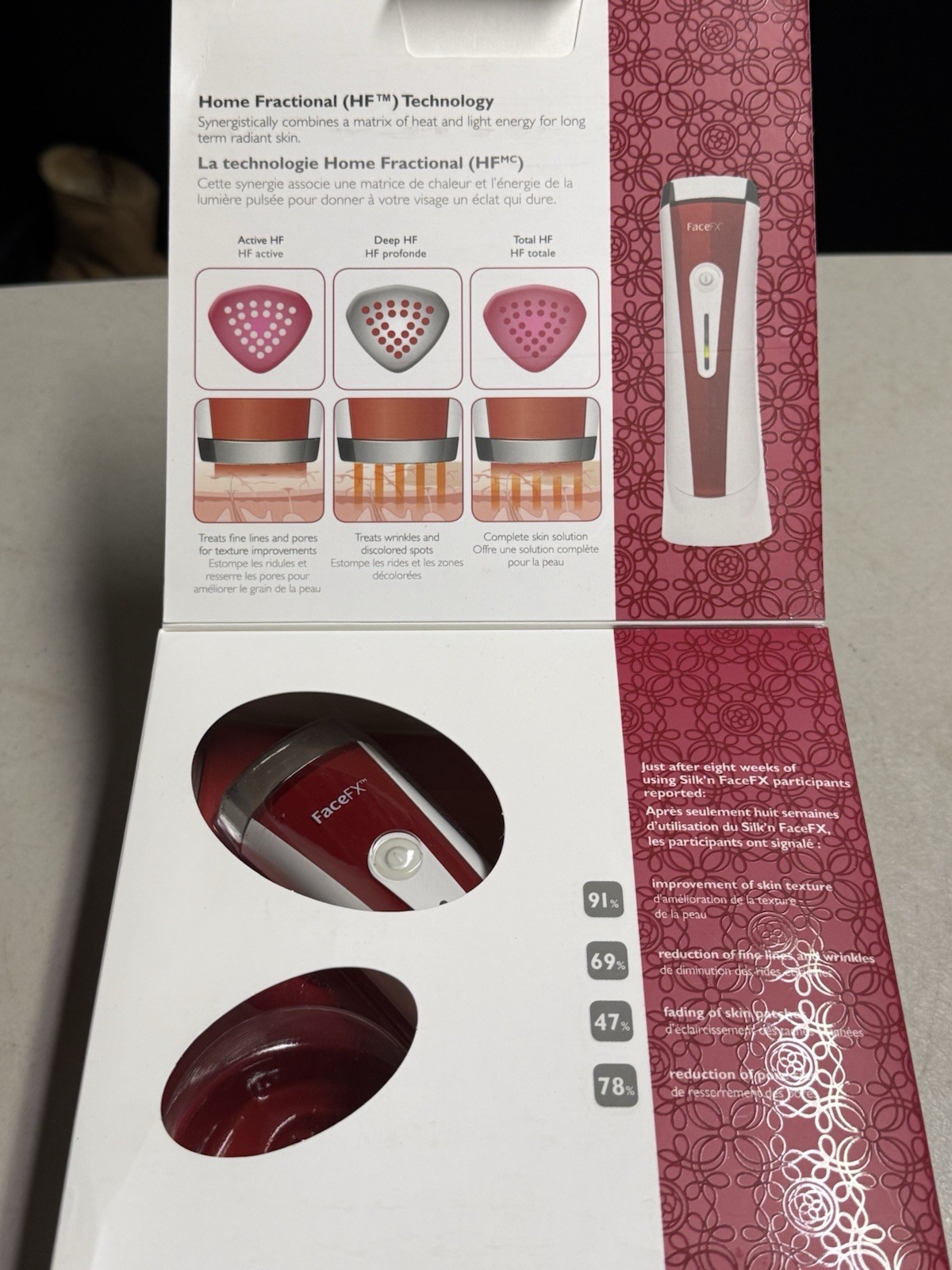 Silk’n FaceFX Face FX Anti-Aging Device Beauty Product – No Power Cord
