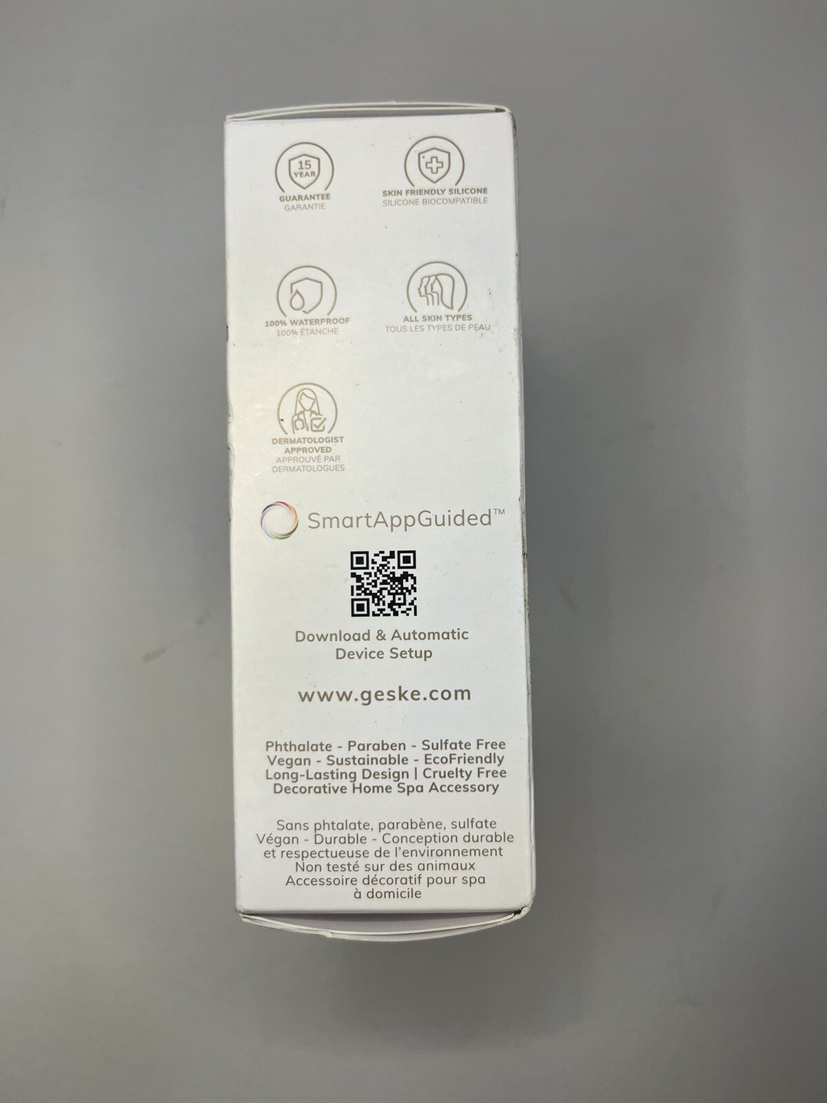GESKE SmartAppGuided™ | 4 in 1 | Professional Facial Cleansing Brush with Handle