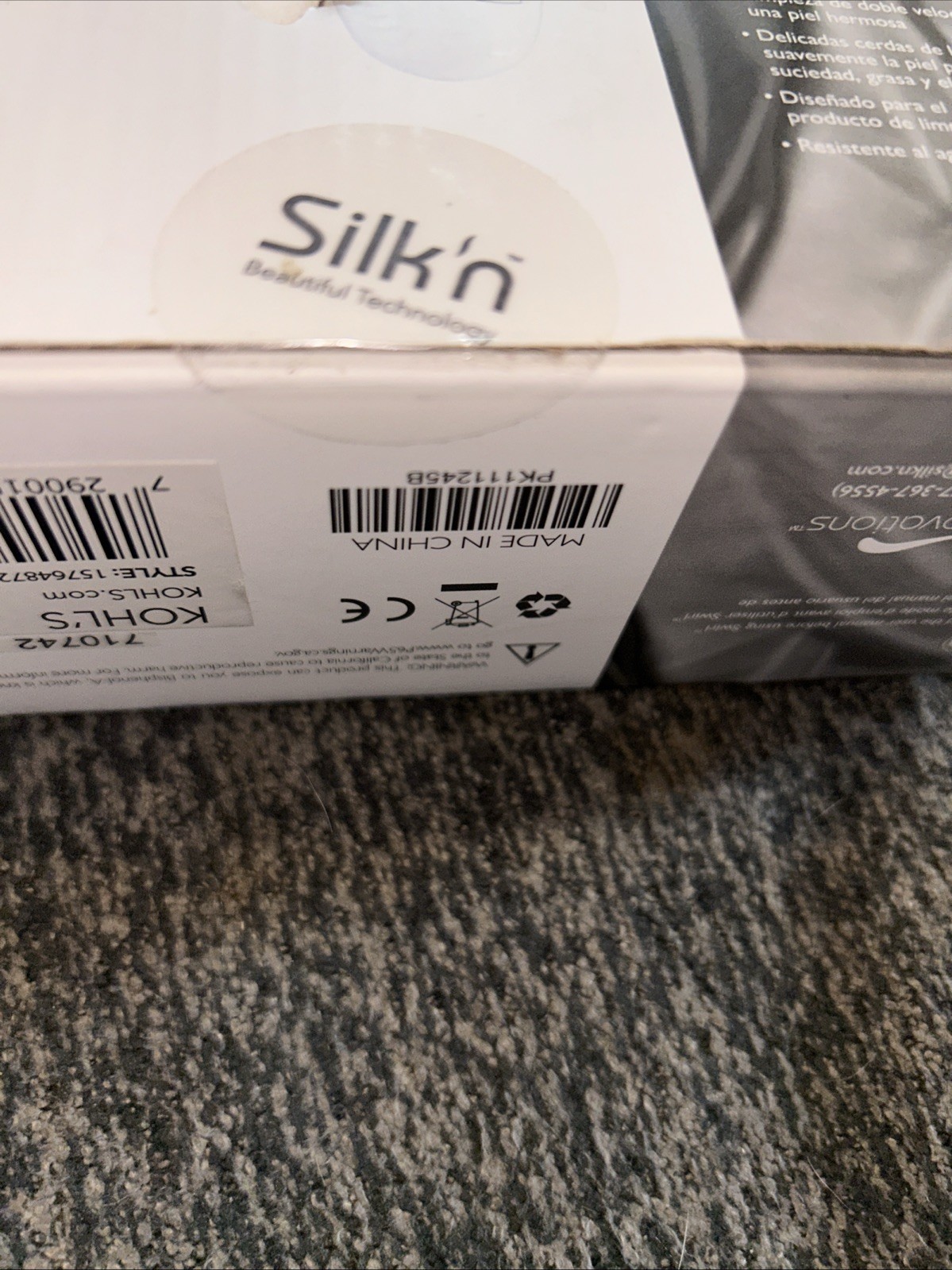 Silk’n Swirl Facial Cleansing Power Brush Dual Speed White – New & Sealed