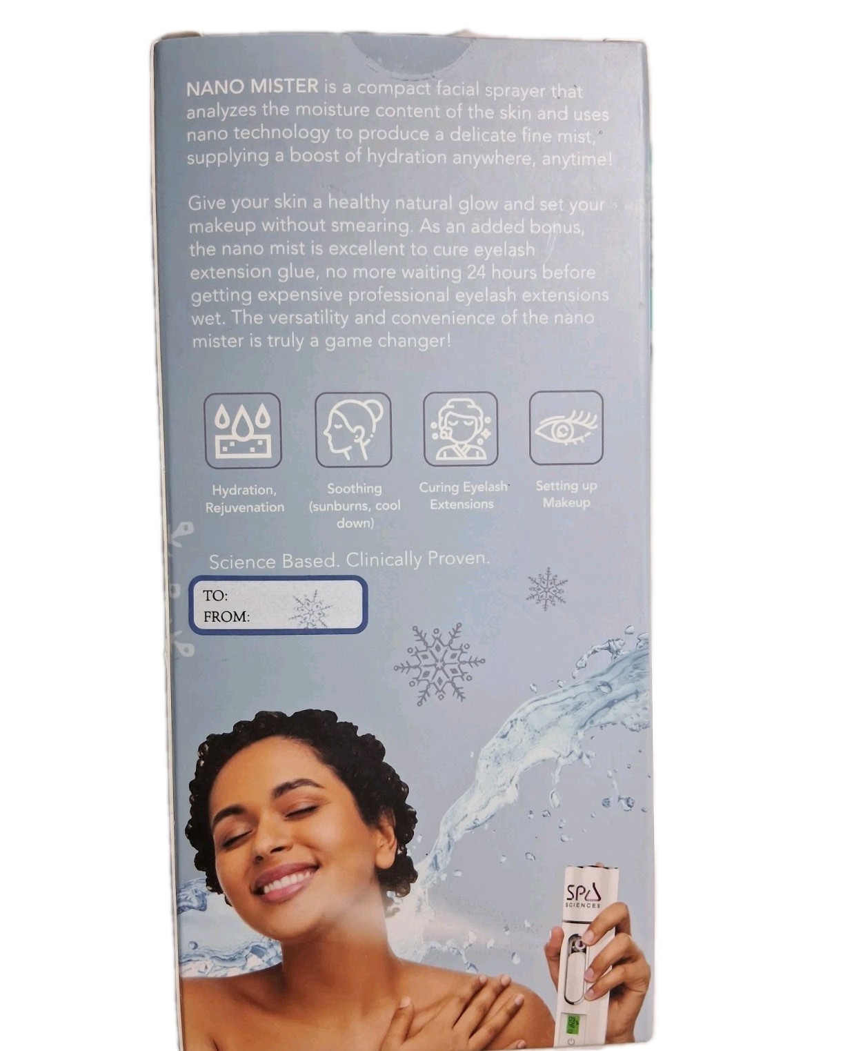 SPA SCIENCES Nano Sprayer Hydrate Mist Machine Skin Analyzer NWOT
