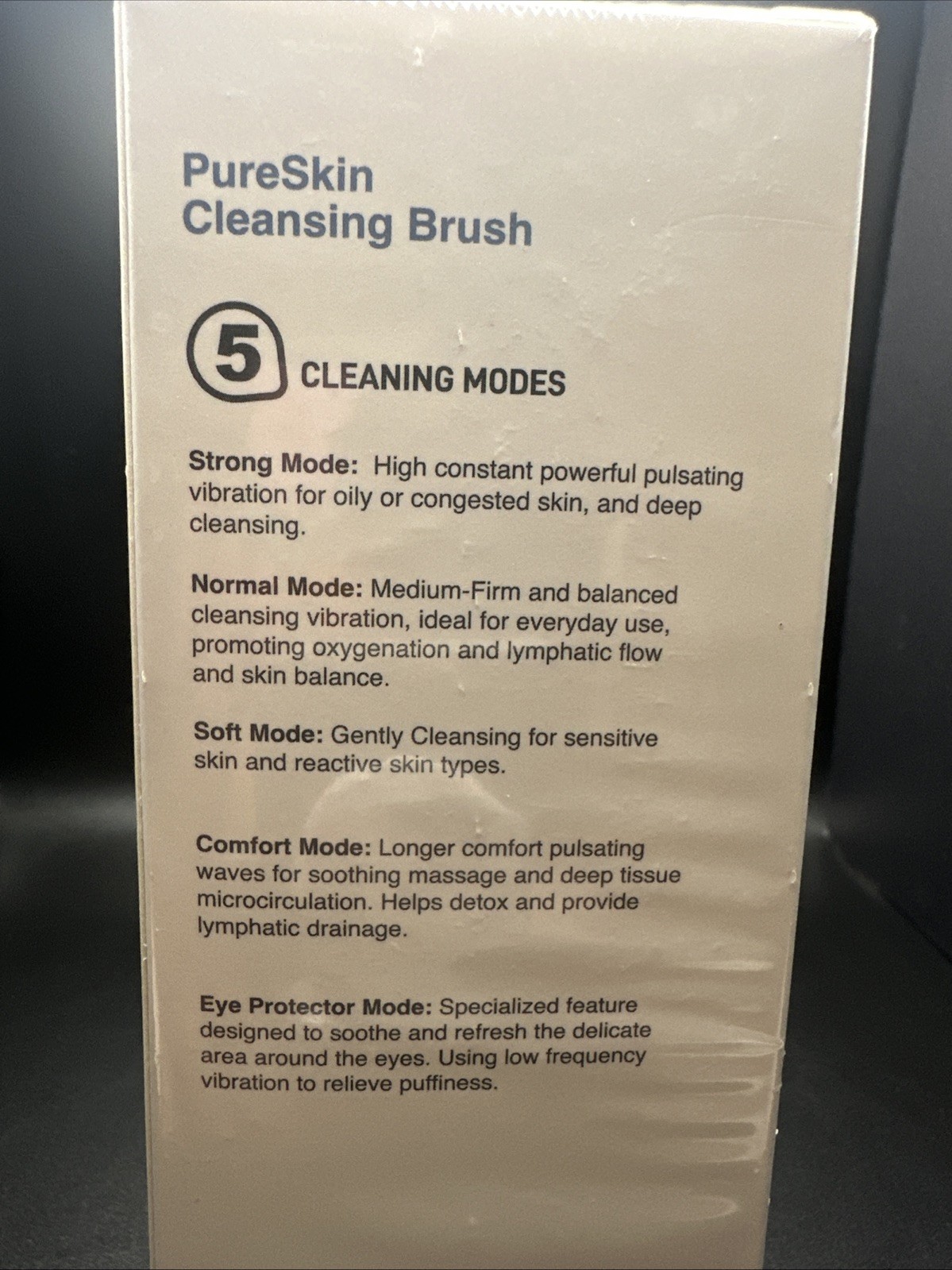 NEW SEALED DERMALACTIVES PureSkin + Cleansing Brush Facial Tool Device MSRP $130