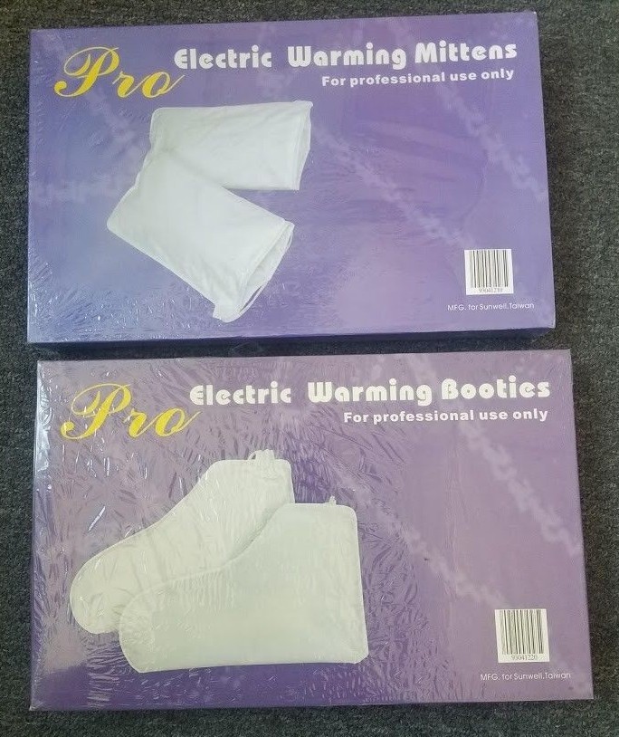 Professional/Salon Grade Electric Warming Mittens or Booties 110v – BRAND NEW