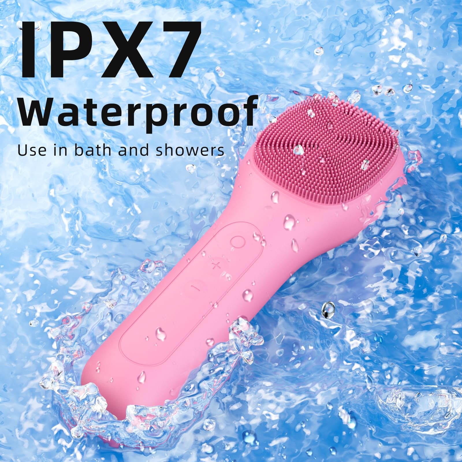 Cleansing Brush Portable Waterproof Rechargeable Wash Brush Deep Cleaning for…
