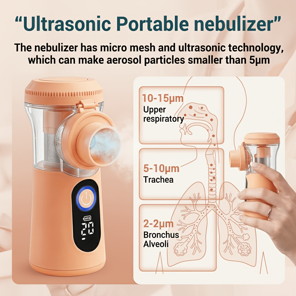 Portable Piezoelectric Atomizer 🔹Kids Adults 🔹 Travel Humidifier 🔹Mist
