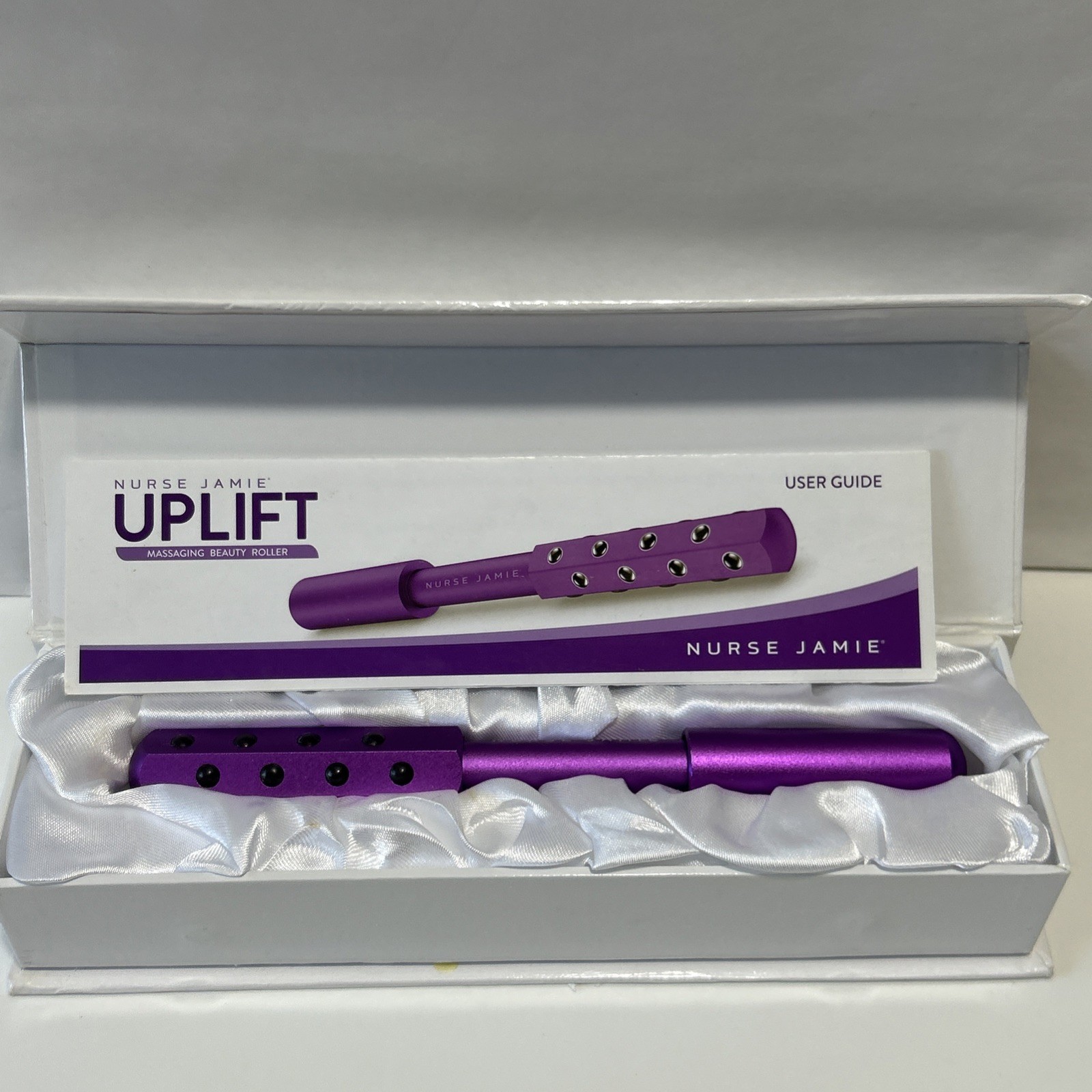 Nurse Jamie Uplift Massaging Beauty Roller “Purple” Uplift Tool 7-1/2” Aluminum