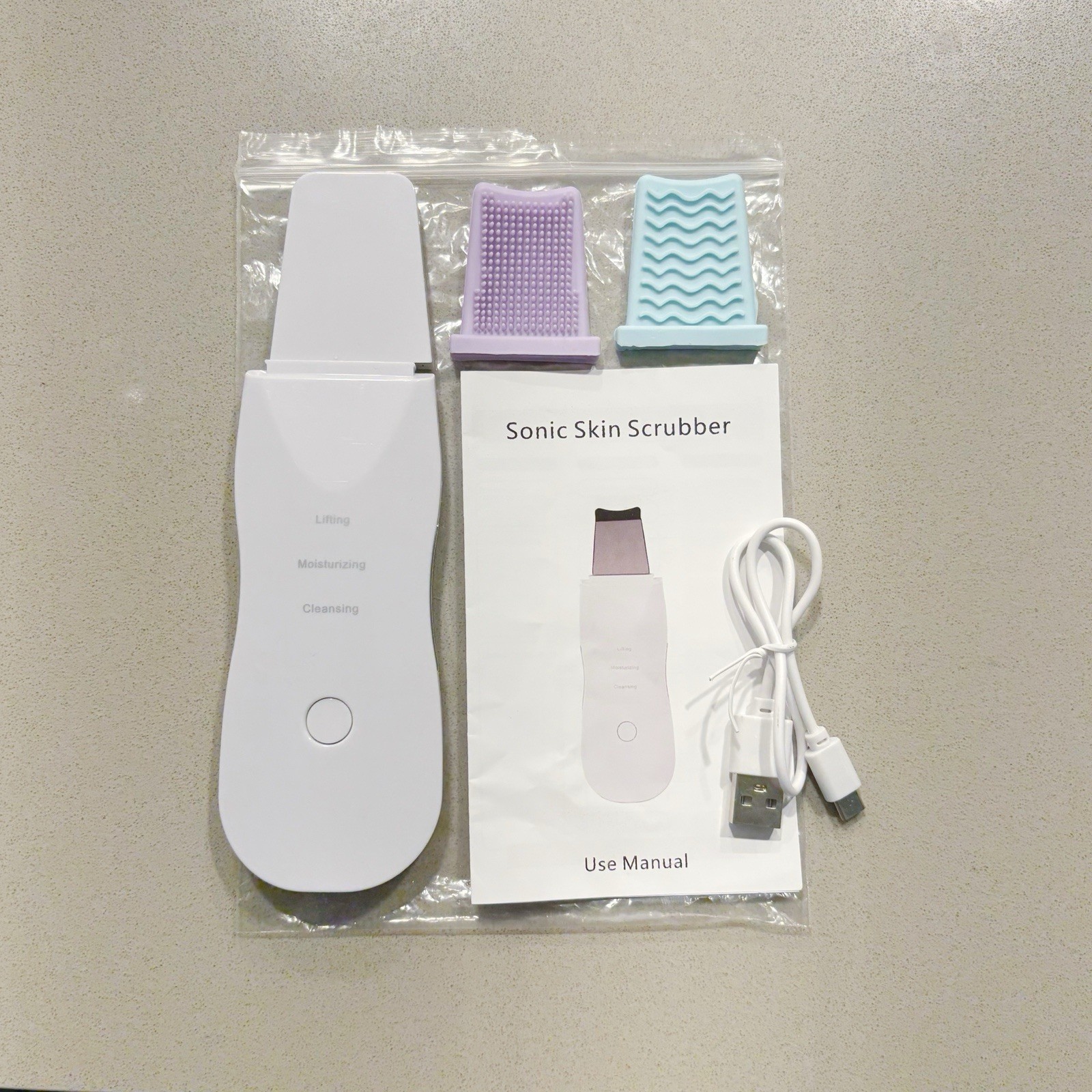 Sonic Facial Cleanser Exfoliate Blackheads Deep Cleansing Pore Cleaner Device