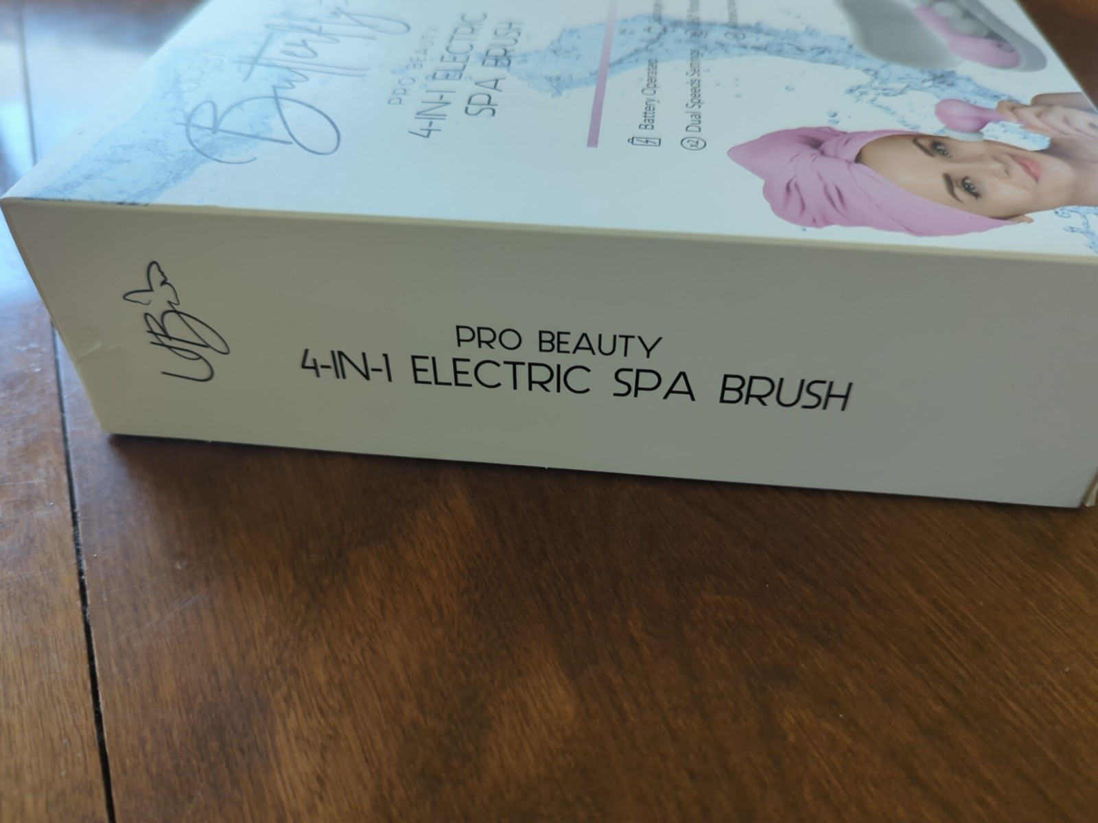 Urban Butterfly Pro Beauty 4 In 1 Electric Spa Brush 4 Pieces New