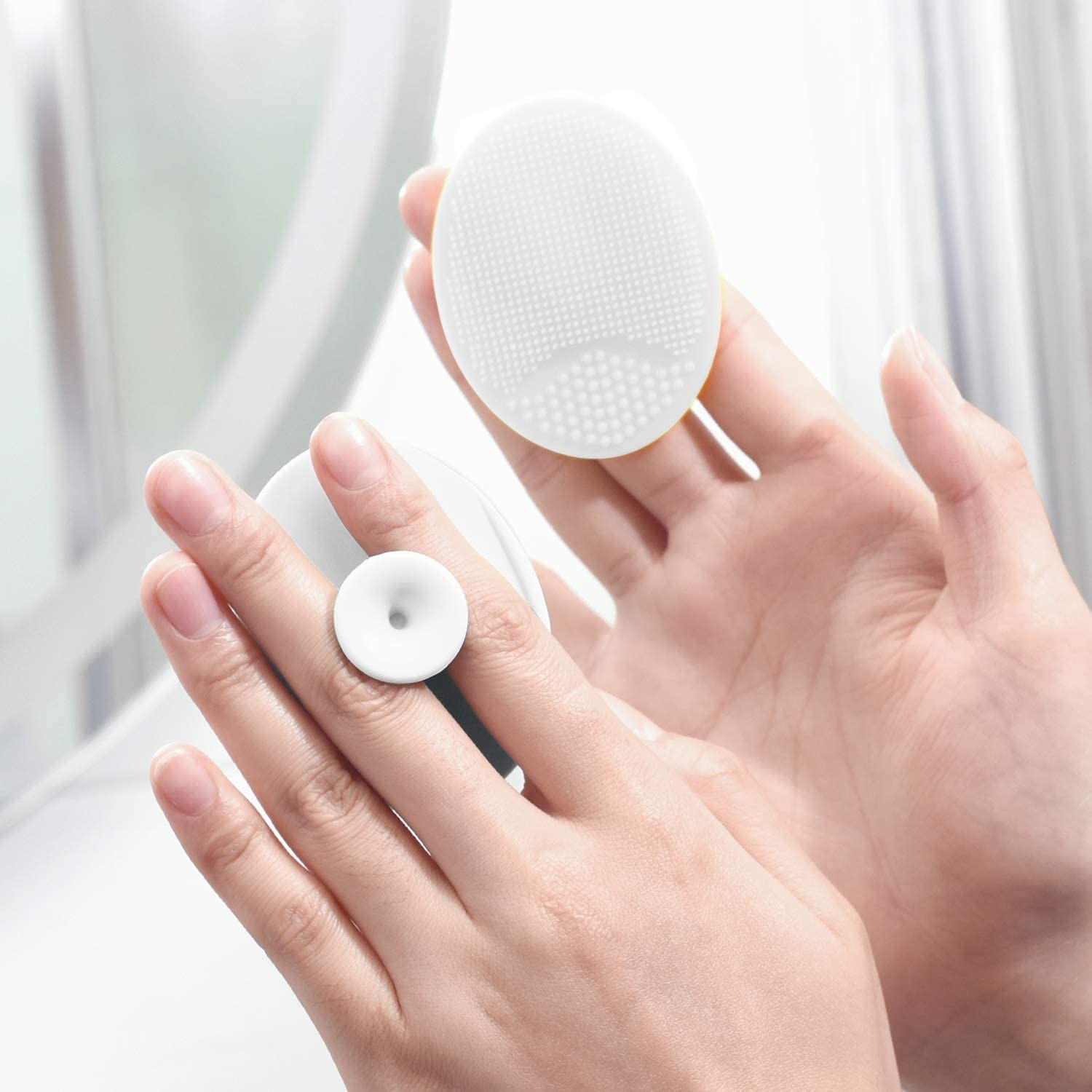Silicone Face Scrubber Exfoliator Facial Cleansing Pads Precision Pore Cleansing