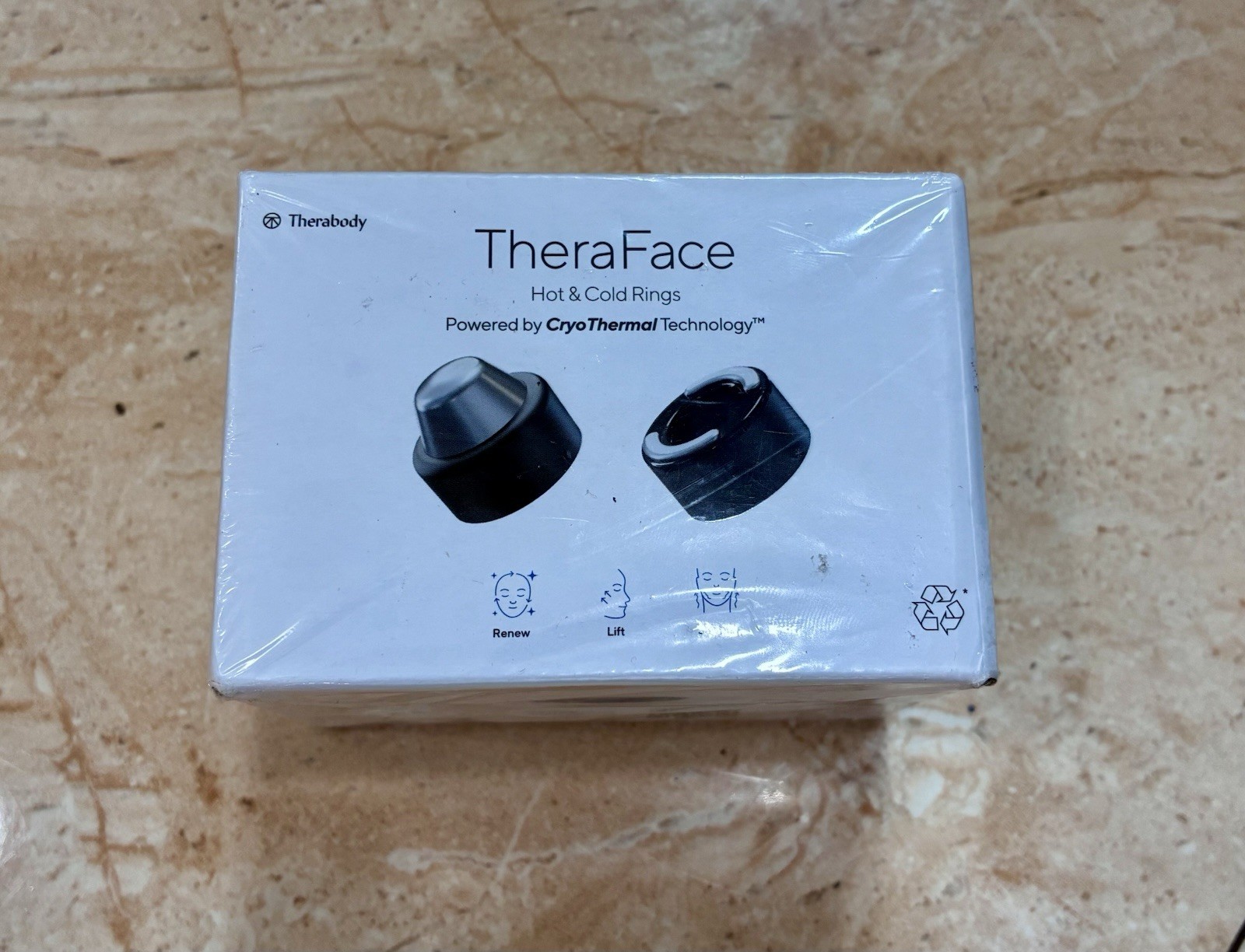 Therabody TheraFace Hot & Cold Rings TF02228-01 BRAND NEW SEALED
