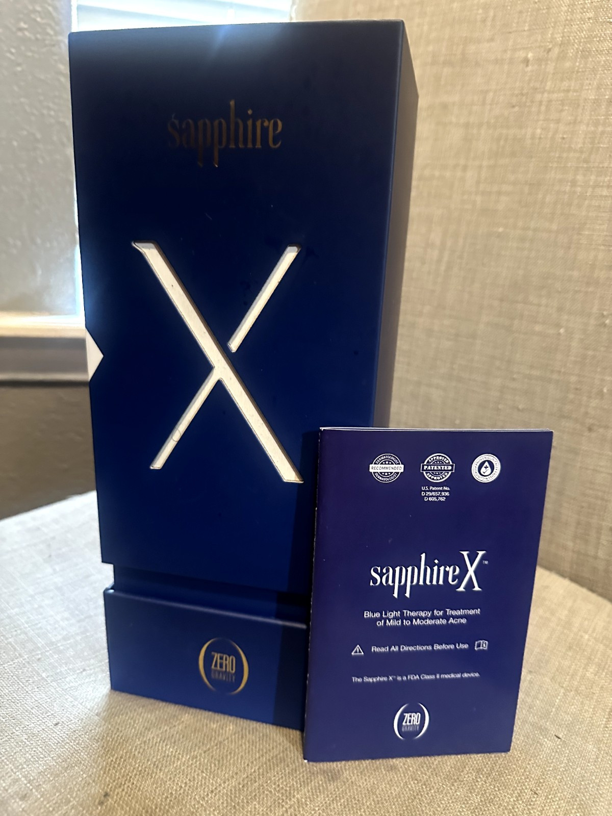 Sapphire X blue light