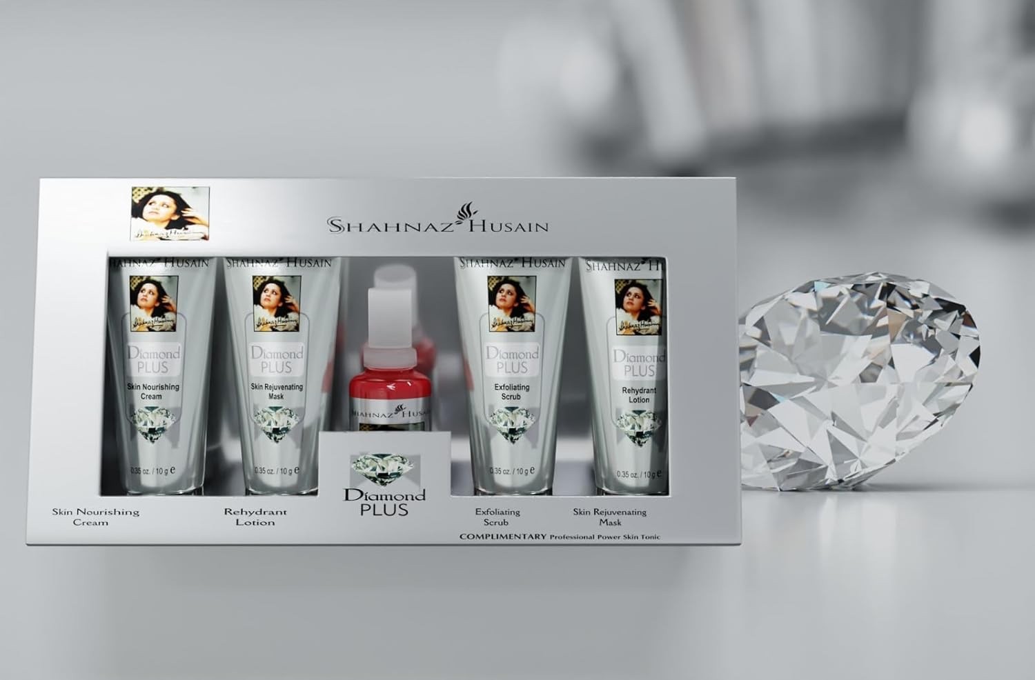 2 X Shahnaz Husain Anti-Aging Herbal Facial Kit Firms & Brightens Skin