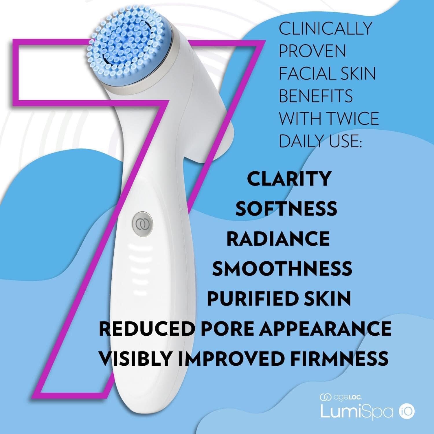 Nu Skin LUMISPA iO, Rose Gold w/Acne/Blemish Cleanser Authentic + Free Gift 🎁