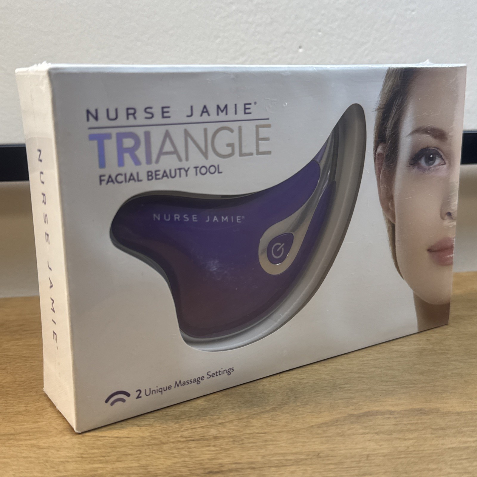 Nurse Jamie TRIANGLE Facial Beauty Tool Sculpting Firming Sonic Face Massager.