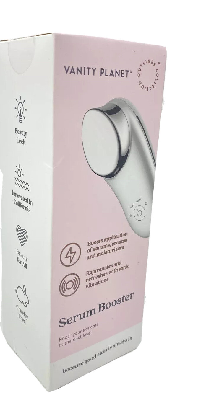 Serum Booster by Vanity Planet Rejuvenates & Refreshes w/ Sonic Vibrations. NEW.