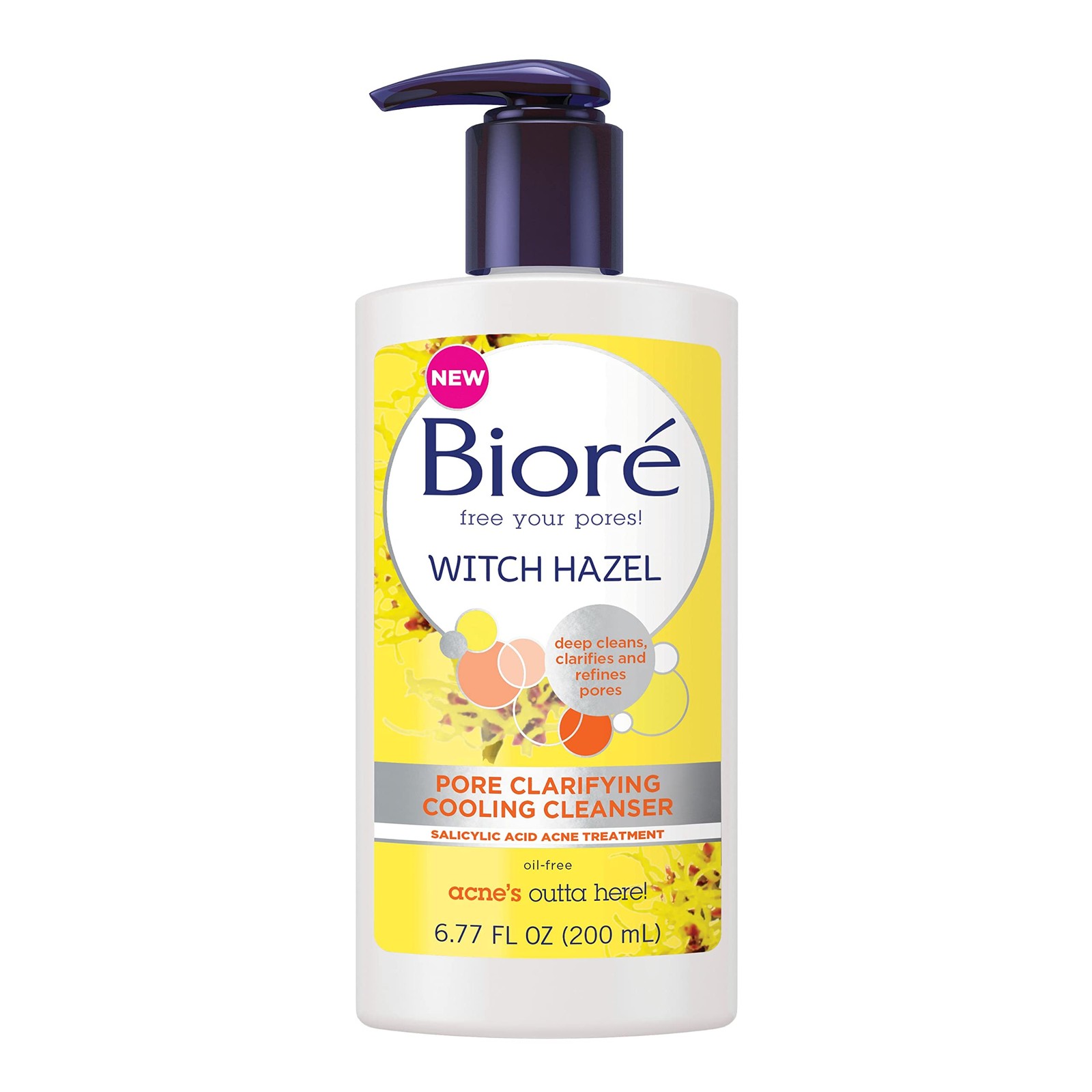 Bioré Deep Pore Charcoal Face Wash, Facial Cleanser 6.77 Fl Oz (Pack of 1)