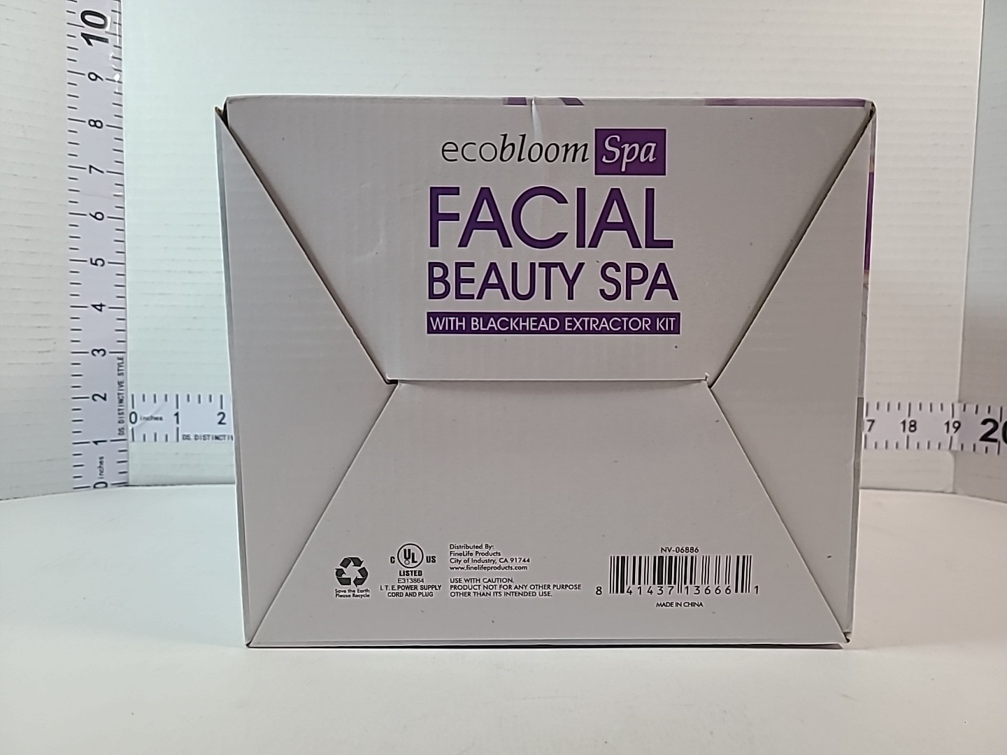 EcoBloom Spa Facial Steamer Hydrates & Detoxifies Face Revitalizing Skin New
