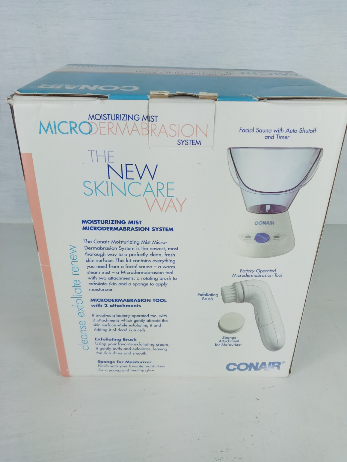 Conair Moisturizing Mist Microdermabrasion System Skincare