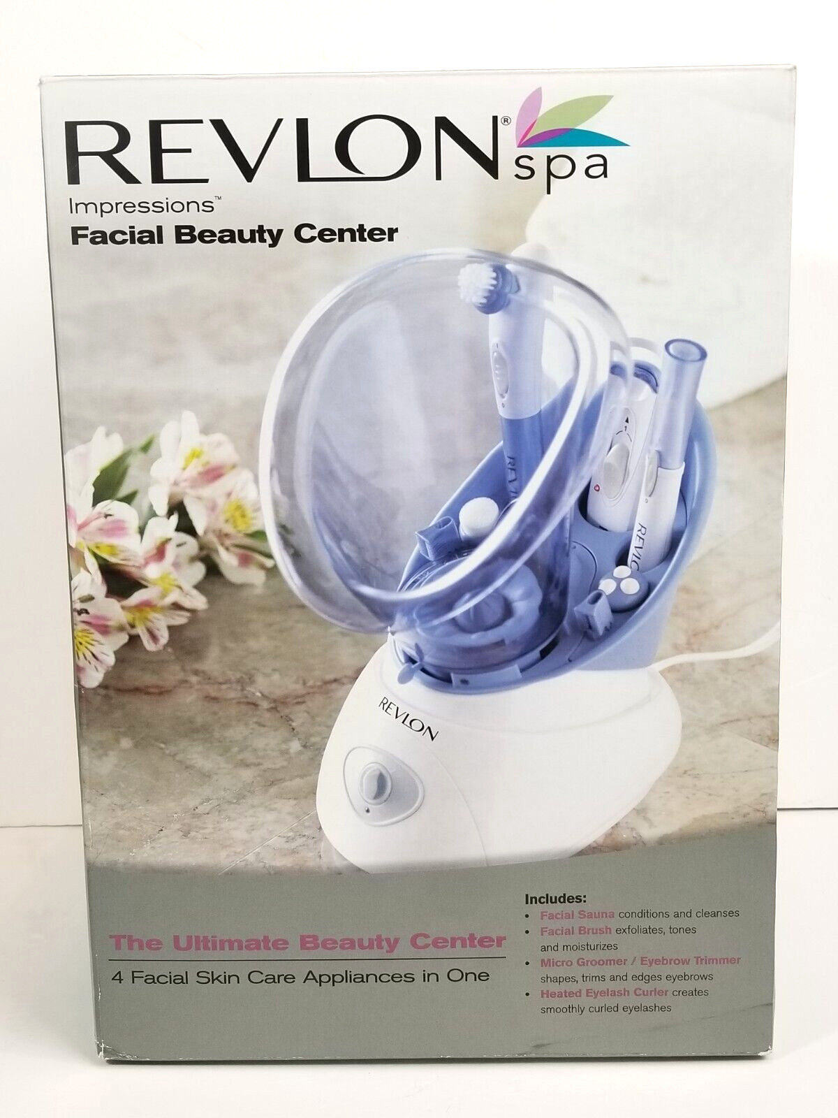 REVLON Spa Facial Beauty Center RVS1021 T – 4 Facial Skin Care Appliances In One