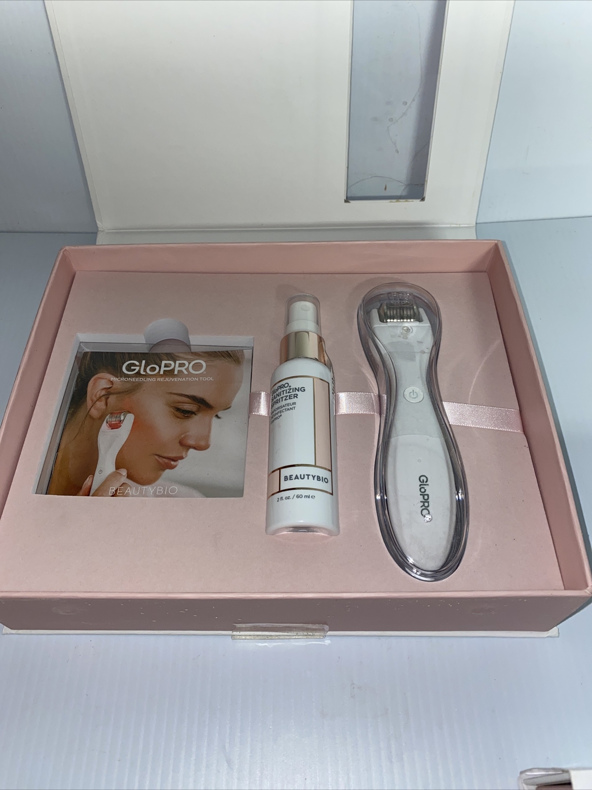 BeautyBioscience Classic White GloPRO Tool with Nightly Peptide Serum