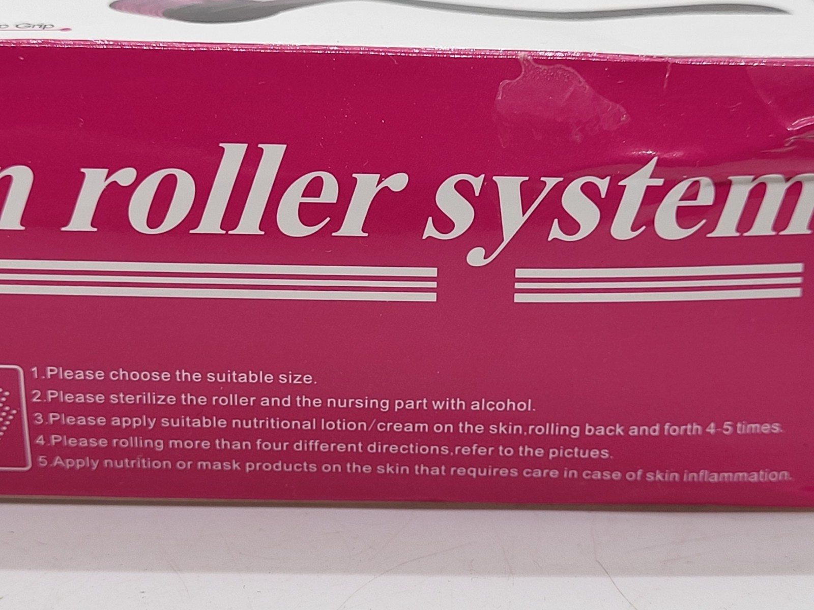 SRS 540 1.00mm Microneedle Derma Roller Skin Therapy Skin Roller System SRS100