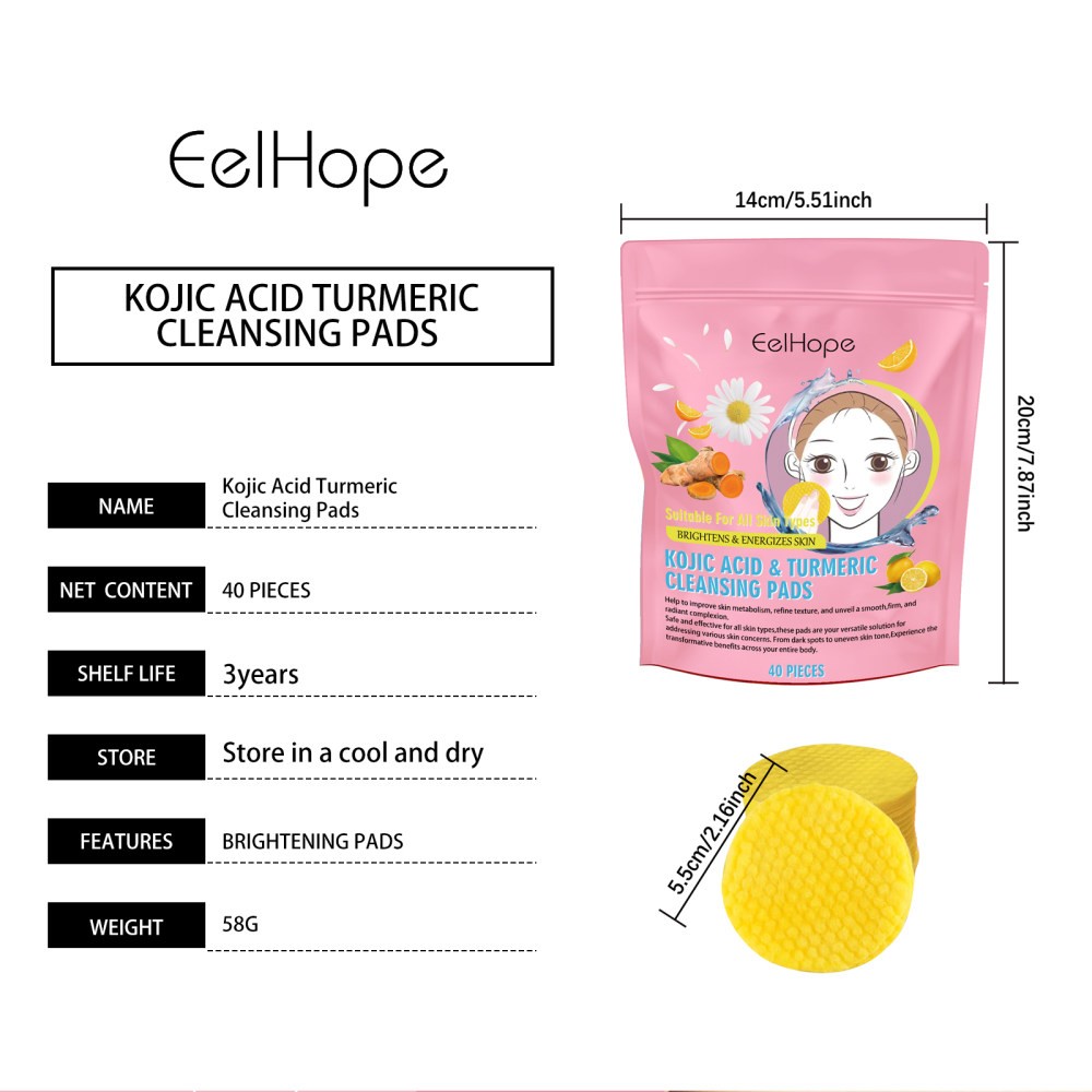 turmeric cleansing pad ntly cleanses facial skin moisturizing