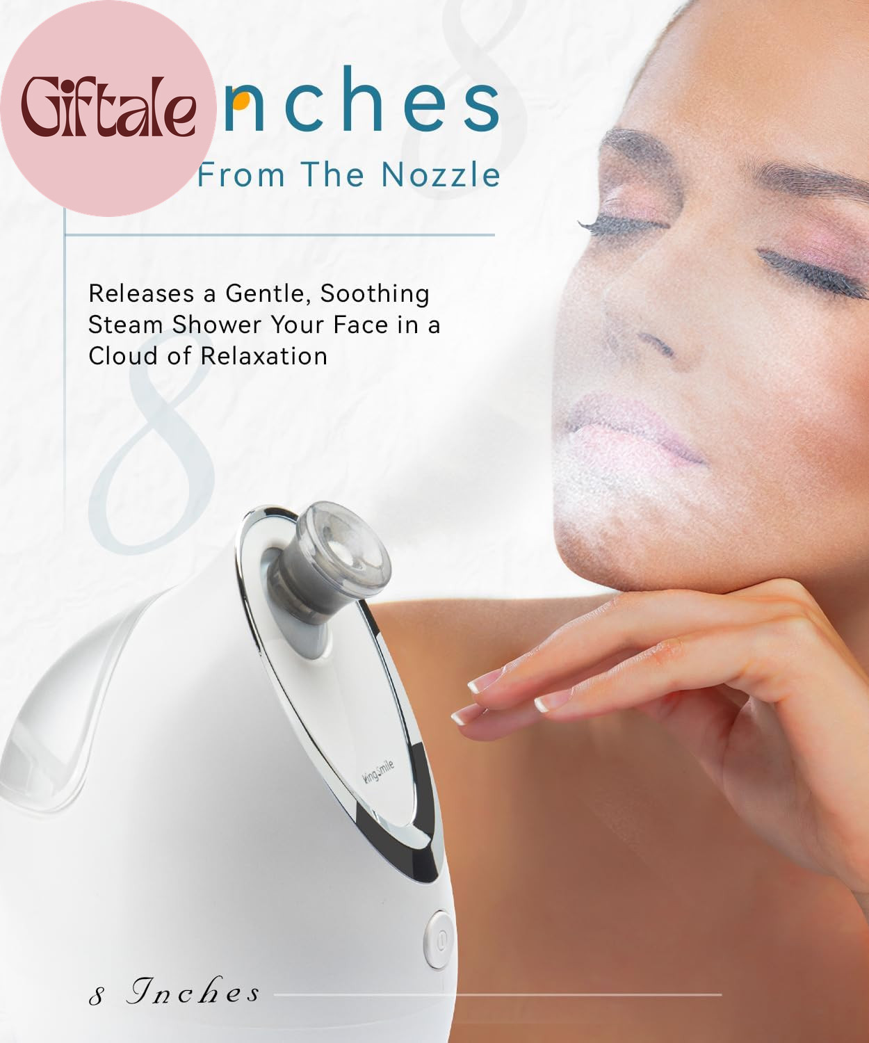 Facial Steamer, 3 in 1 Face Steamer for Facial,Compact Nanosteamer with Aromathe