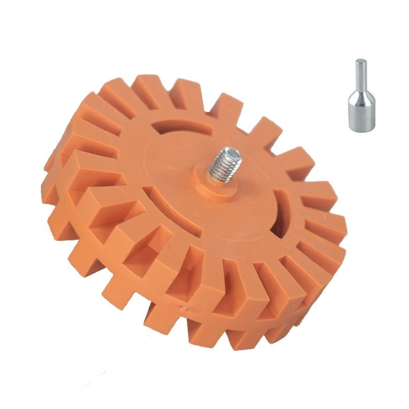 High Performances Rubber Wheel Accessories For Easily Sticker And Glues Removal
