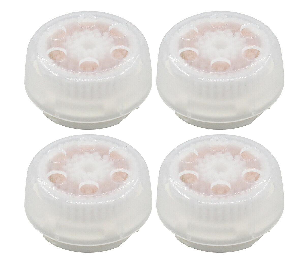 4 Radiance Facial Brush Head Replacements Mia 1,2,3 Aria Pro Fits All Clarisonic