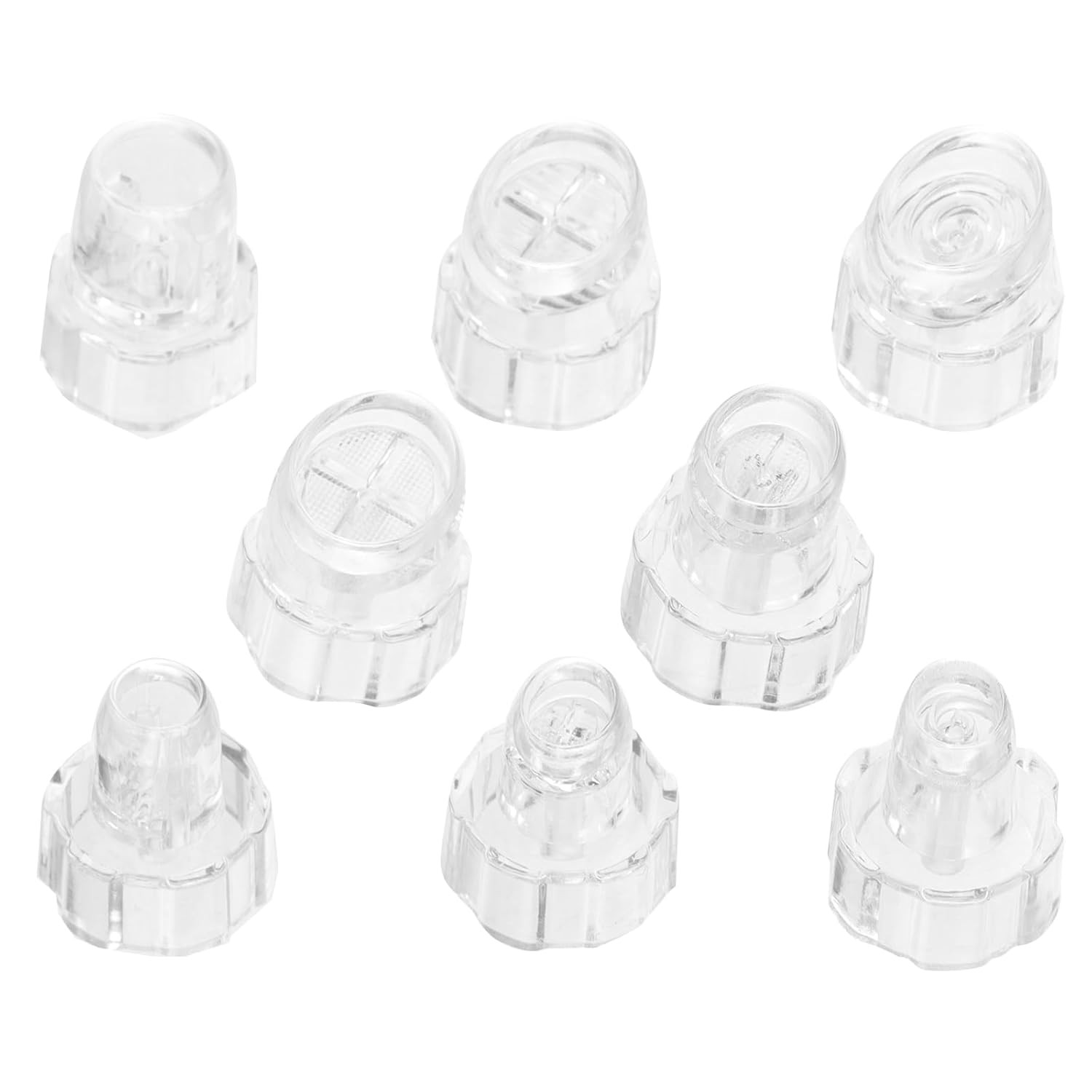 8Pcs Plastic Hydro Facial Machine Tips Heads for Water Oxygen – Beauty Cleaning