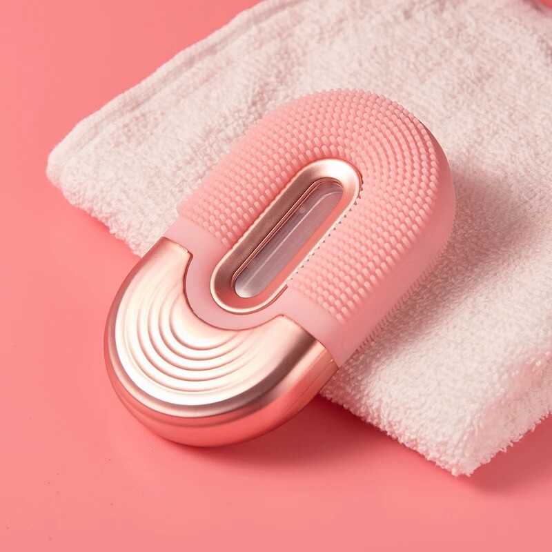 Wireless LED Ultrasonic Facial Cleansing Brush