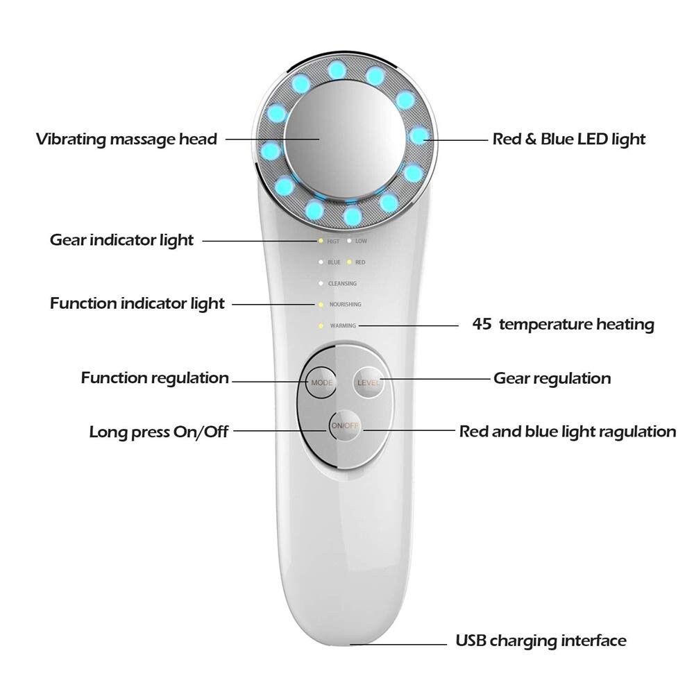 Cleansing Optical Rejuvenation Device ES-1022 Facial Massager