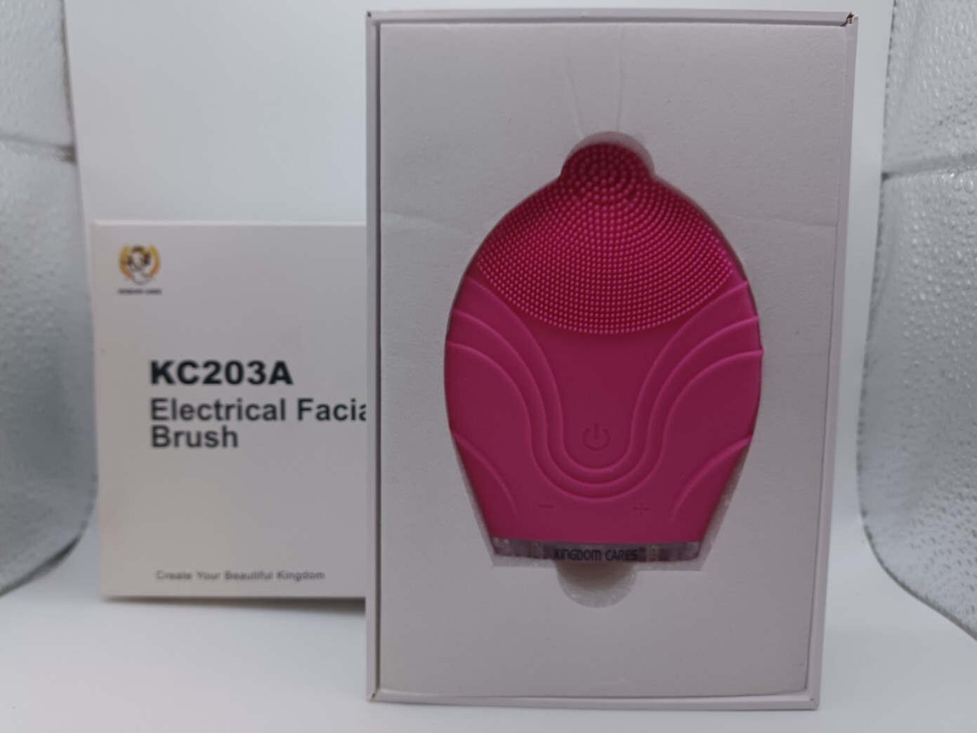 Kingdom Electric Face Cleanser Vibrate Pore Treatments Silicone Cleansing Brush-